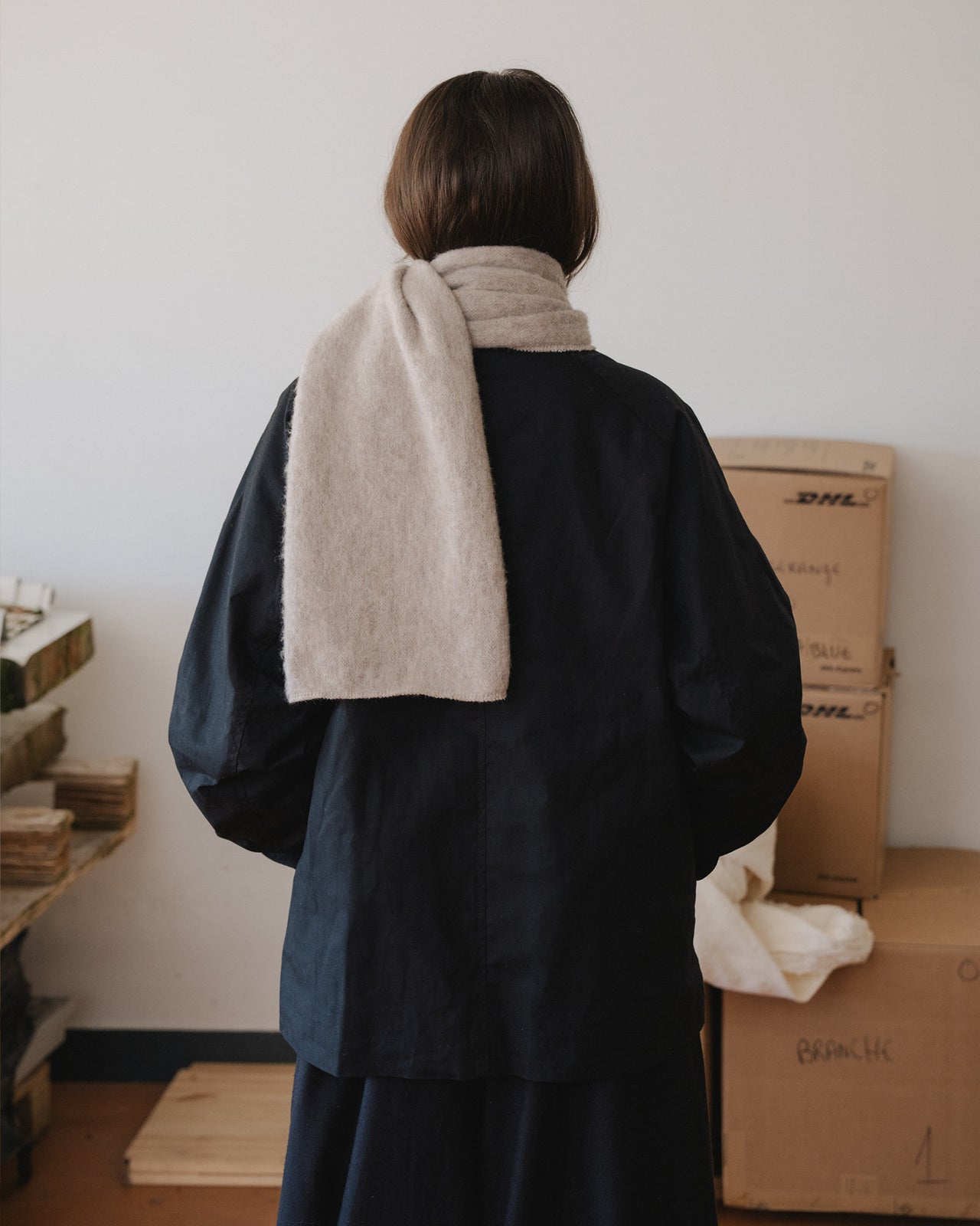 Ser Scarf - Brushed Wool - Sahara