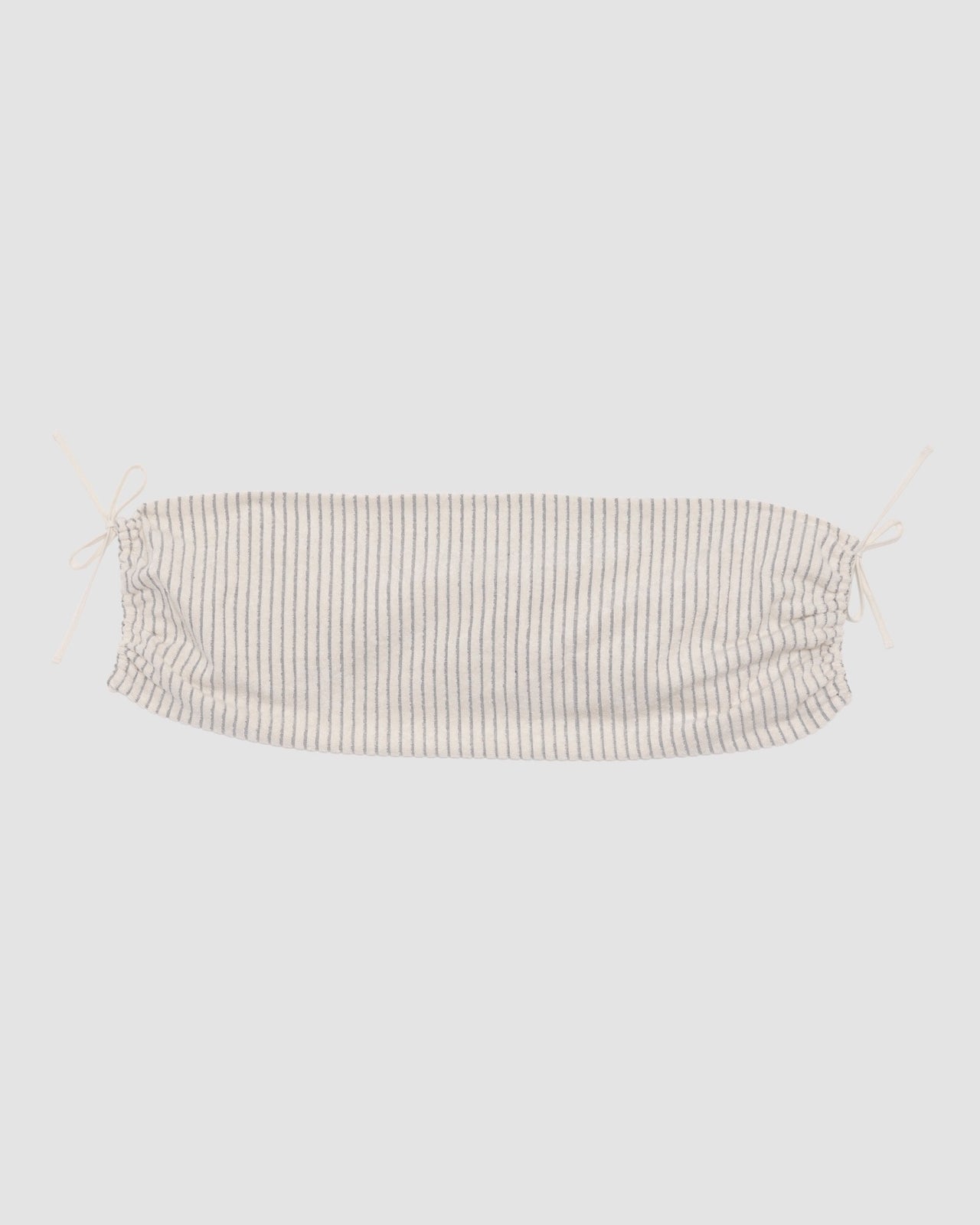 Shell Roll Pillowcase - Organic Cotton - Black Stripes
