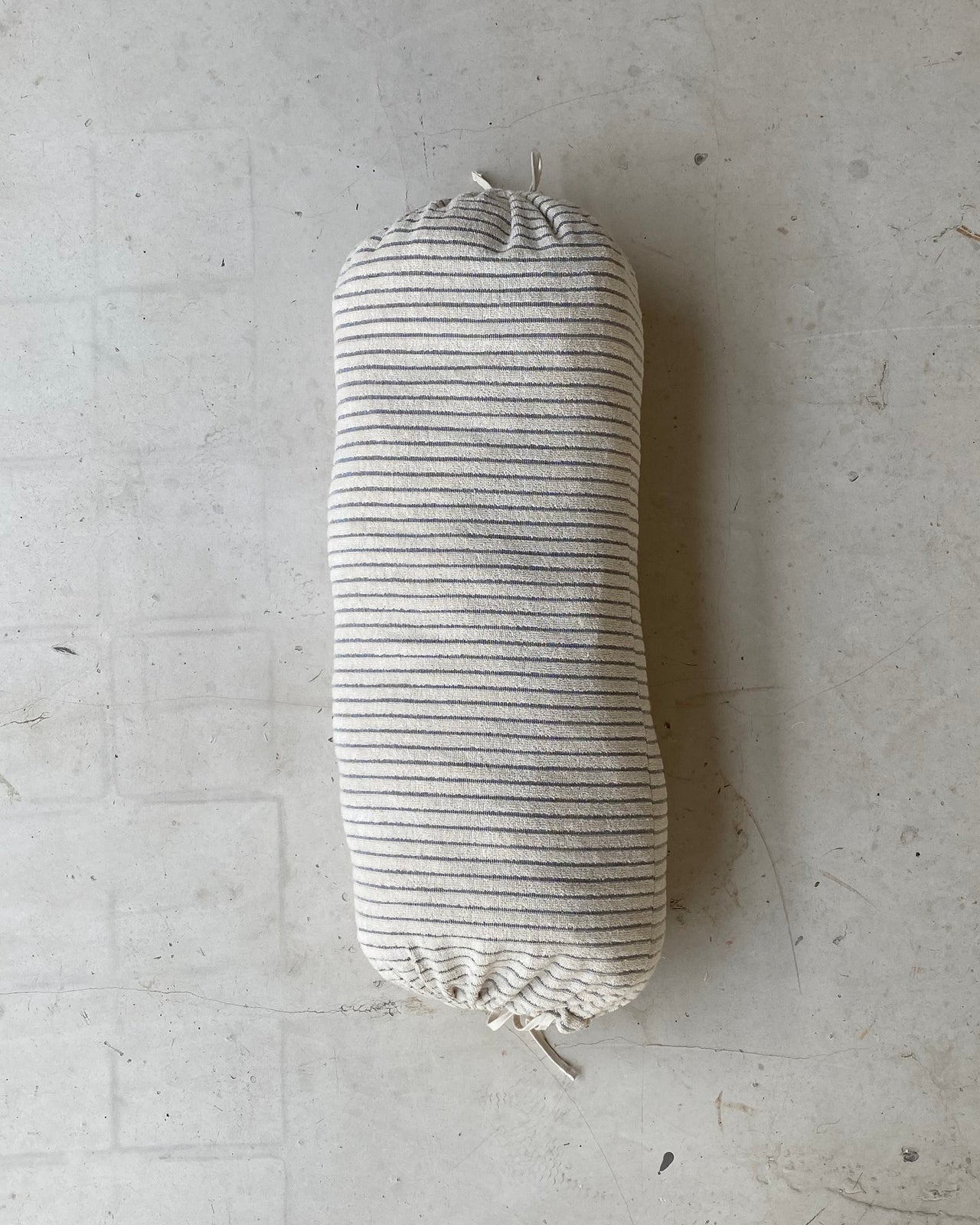 Shell Roll Pillowcase - Organic Cotton - Black Stripes