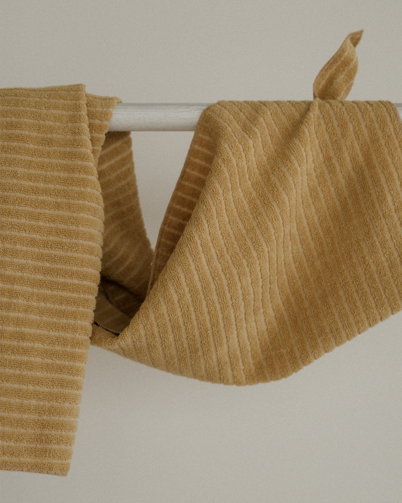 Shell Towel - Organic Cotton - Brown Stripes