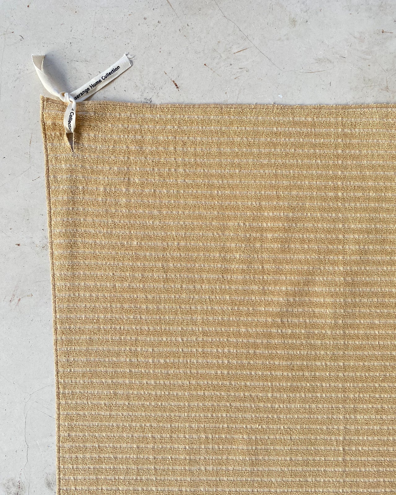 Shell Towel - Organic Cotton - Brown Stripes