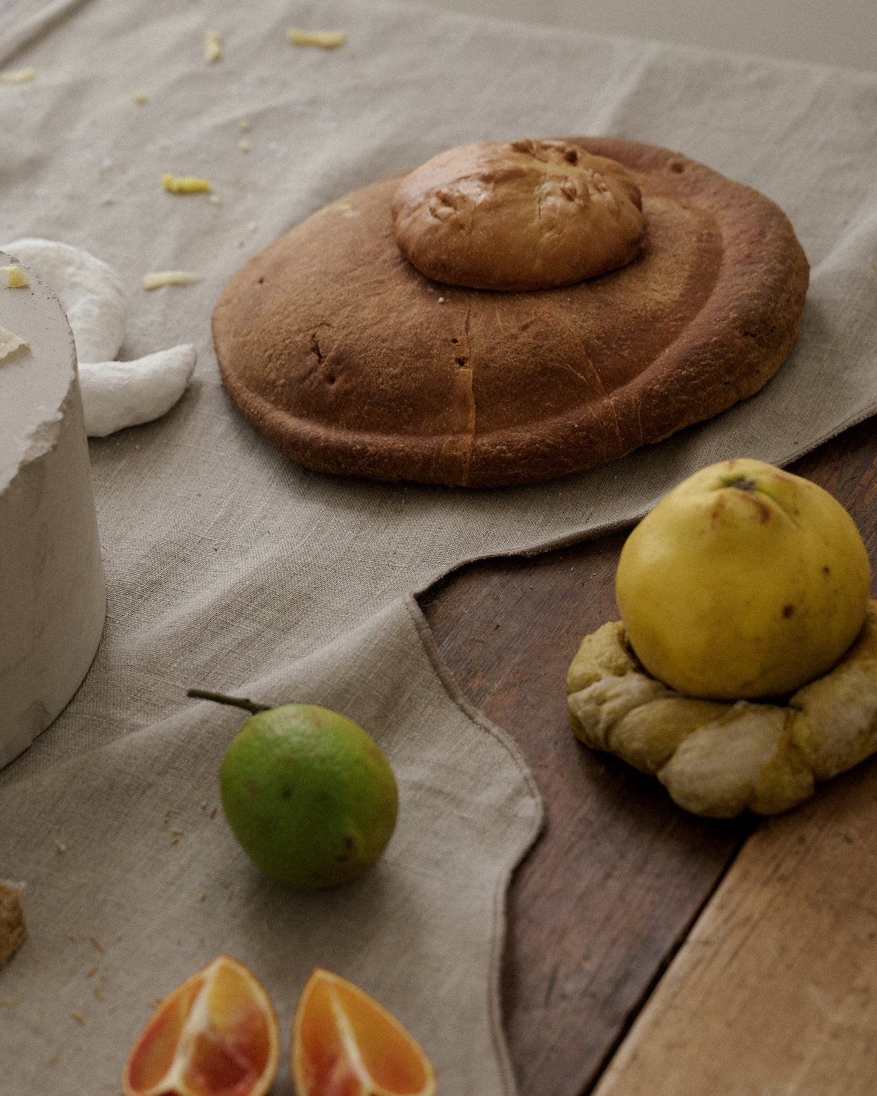 Shoal Tablecloth - Linen - Undyed
