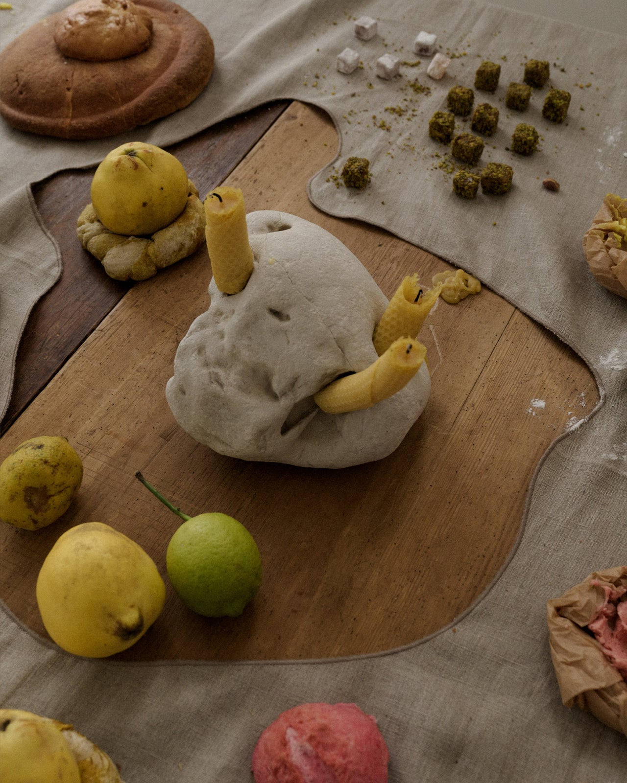 Shoal Tablecloth - Linen - Undyed