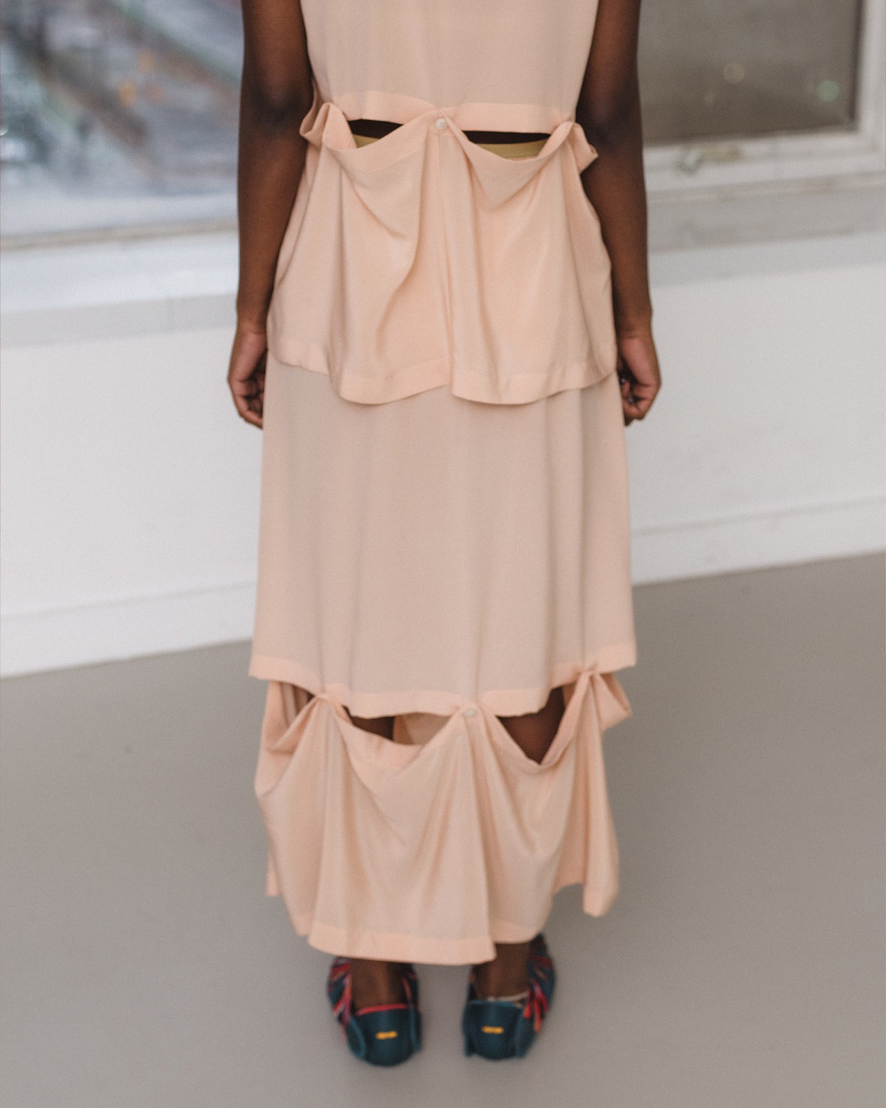 Sil Skirt - Silk Crepe - Baro Pink