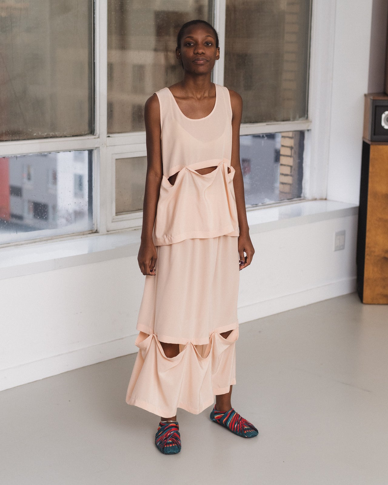 Sil Skirt - Silk Crepe - Baro Pink