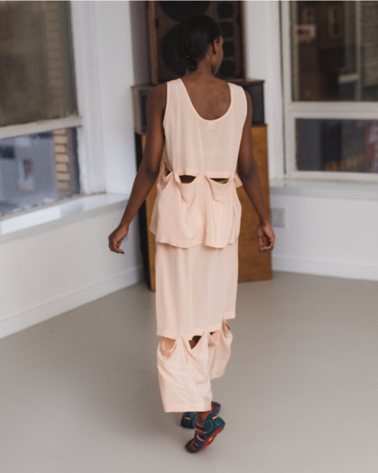 Sil Skirt - Silk Crepe - Baro Pink