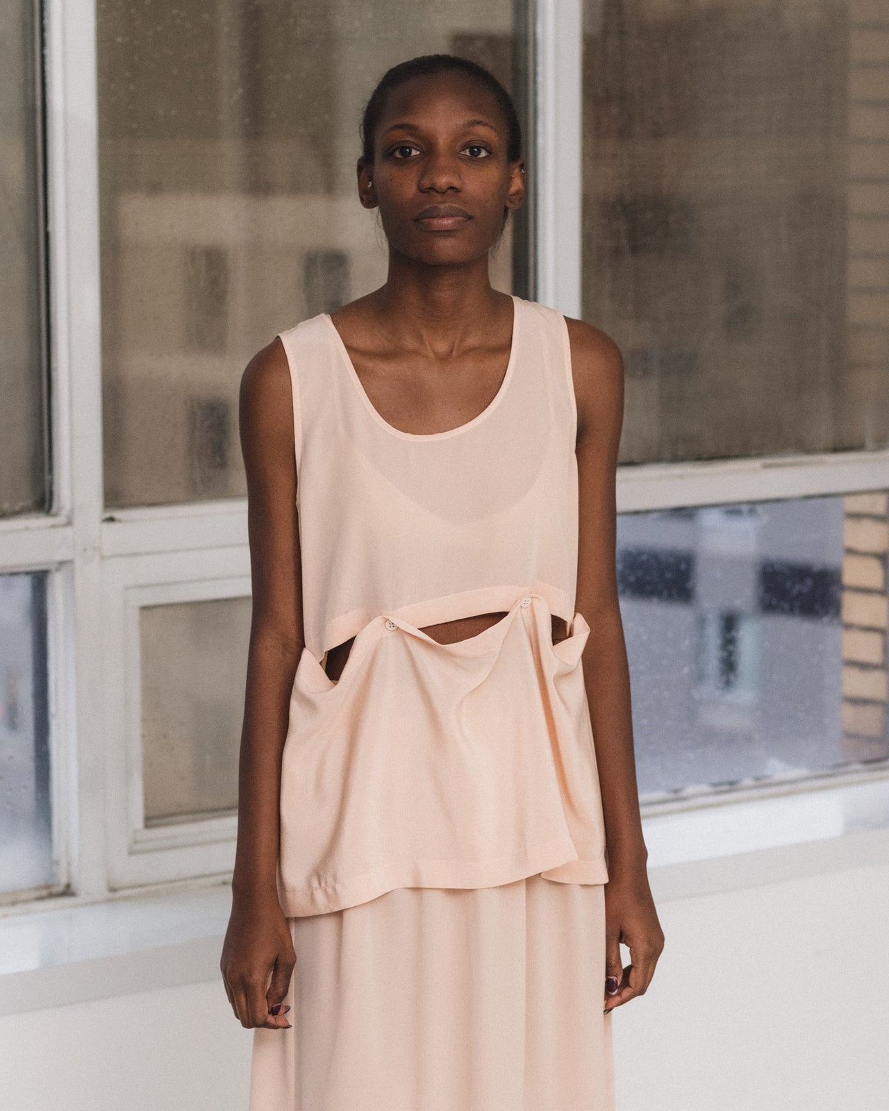 Sil Top - Silk Crepe - Baro Pink