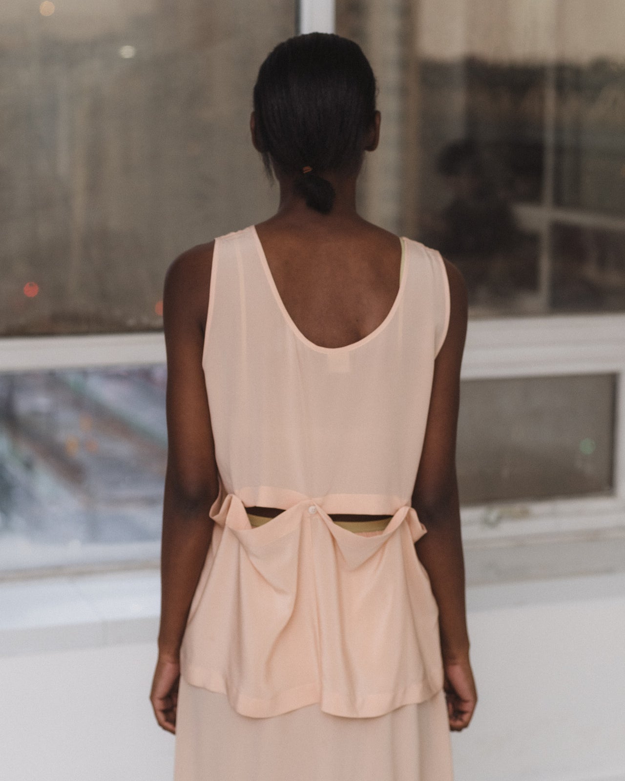 Sil Top - Silk Crepe - Baro Pink