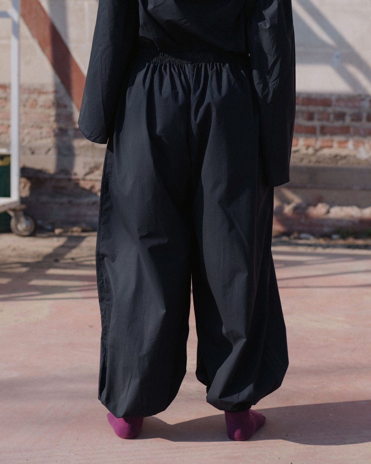 Simmon Pants - Organic Cotton Poplin - Black
