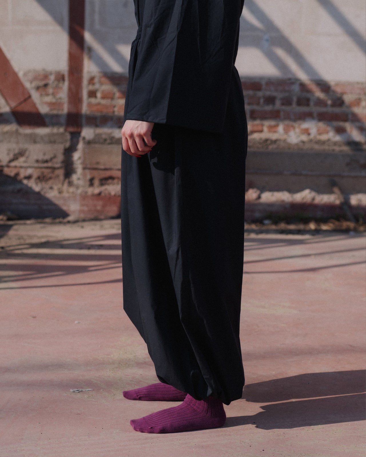 Simmon Pants - Organic Cotton Poplin - Black