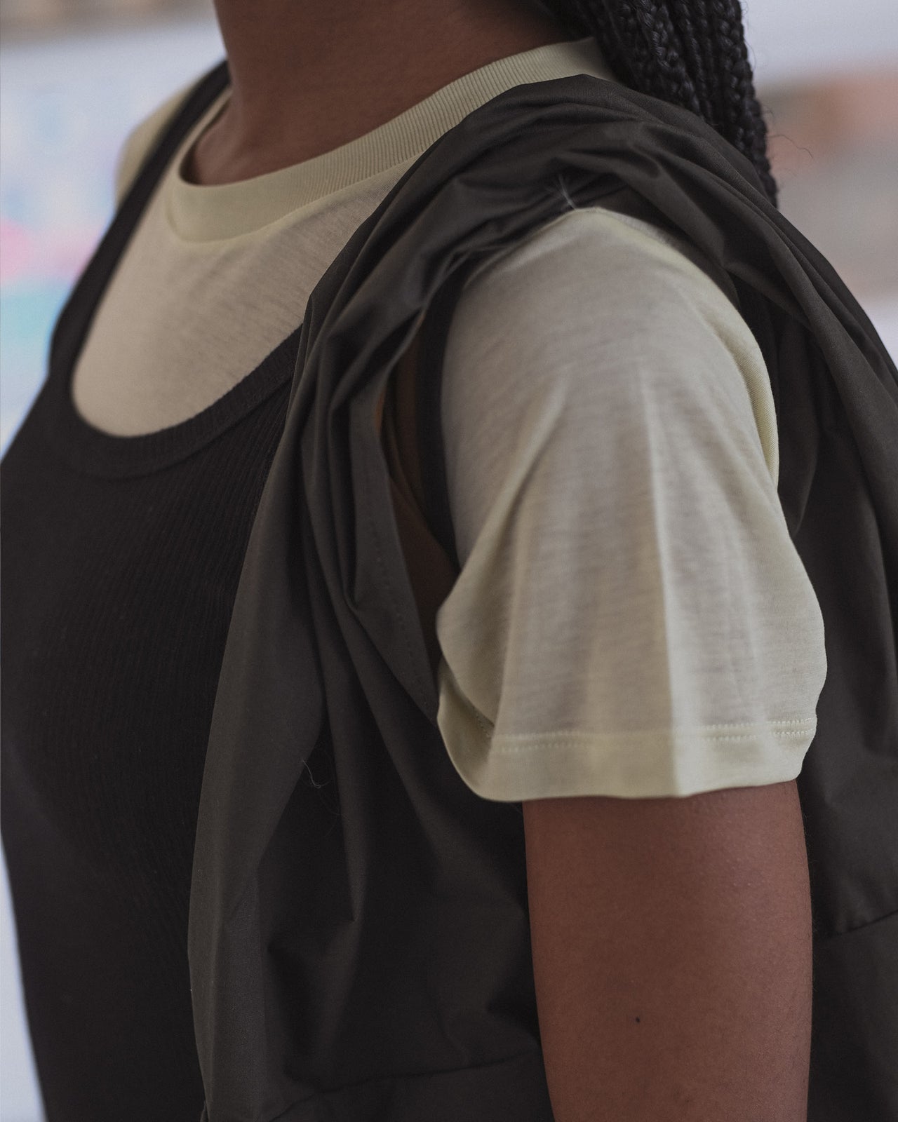 Small Hale Bag - Waxed Organic Cotton - Green Brown