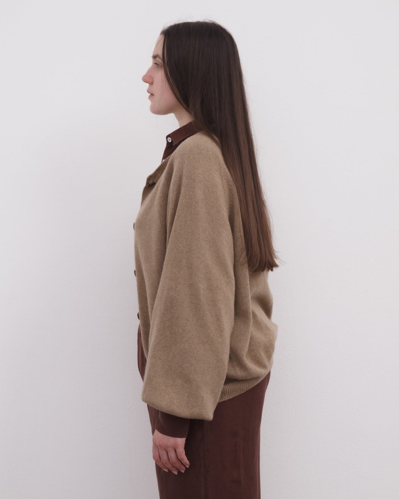 Soar Cardigan - Recycled Cashmere - Rovere Brown