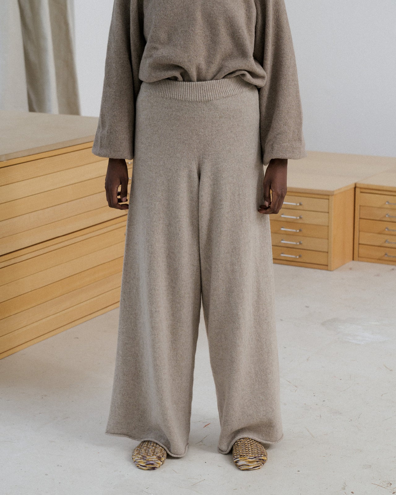 Soar Pants - Recycled Cashmere - Stoppa Brown