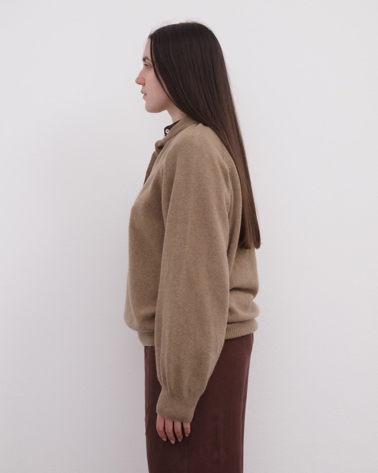 Soar Polo - Recycled Cashmere - Rovere Brown