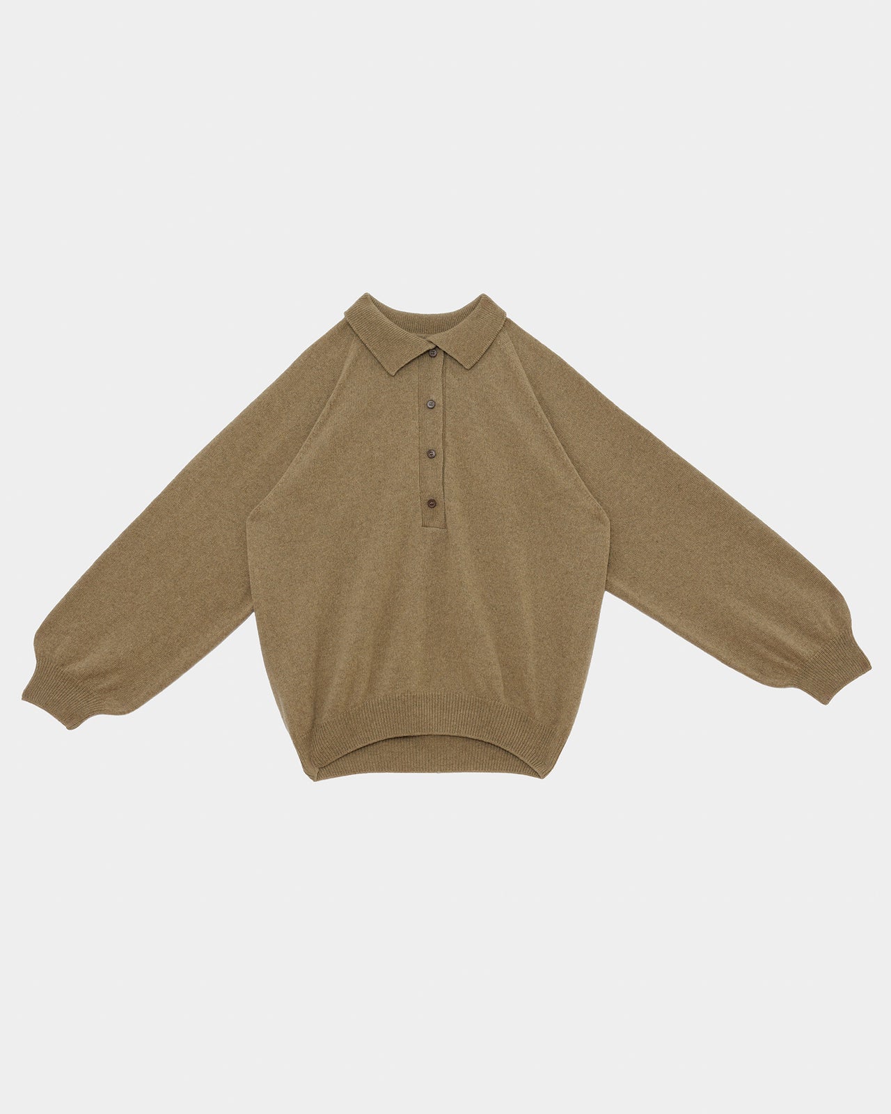 Soar Polo - Recycled Cashmere - Rovere Brown
