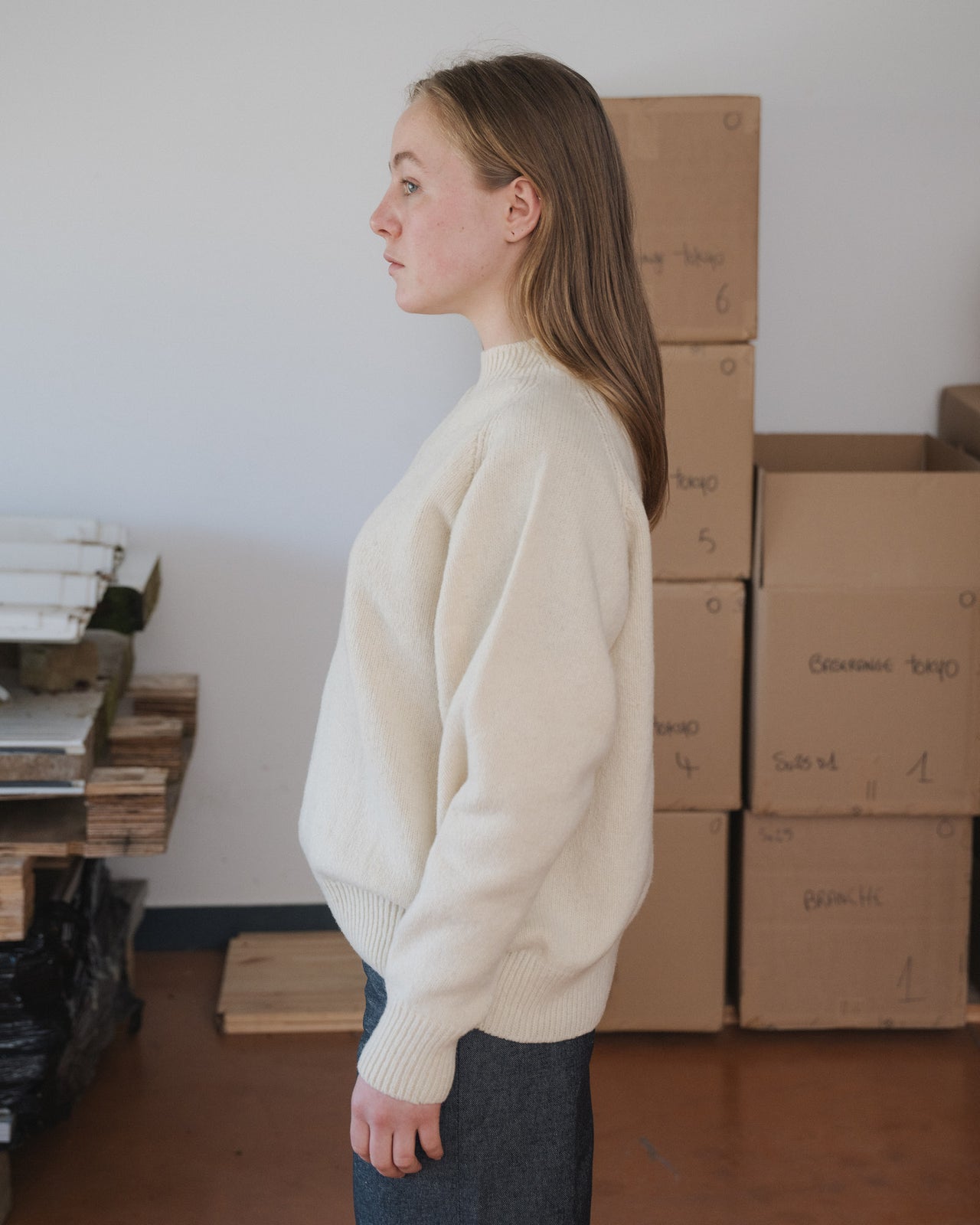 Soar Sweater - Arles Merino Wool - Chaume Sand