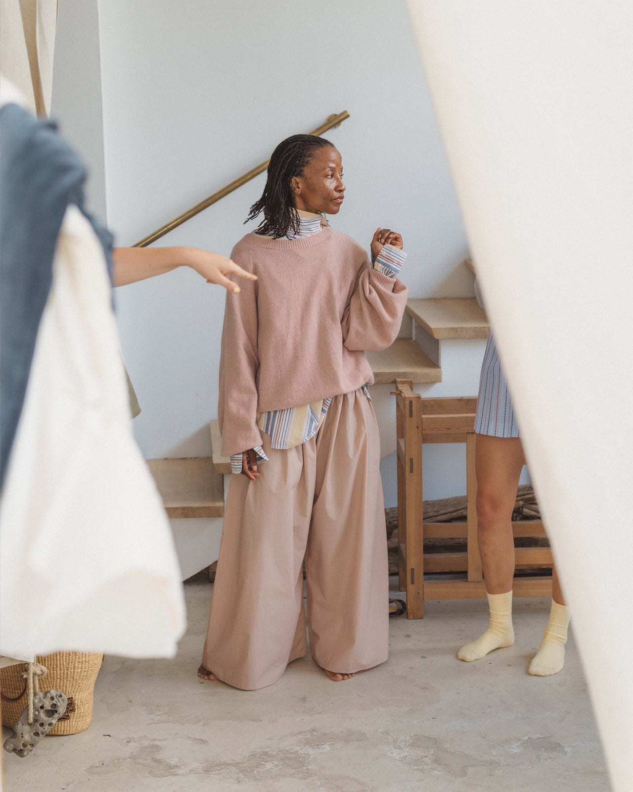 Soar Sweater - Recycled Cashmere - Cameo Pink