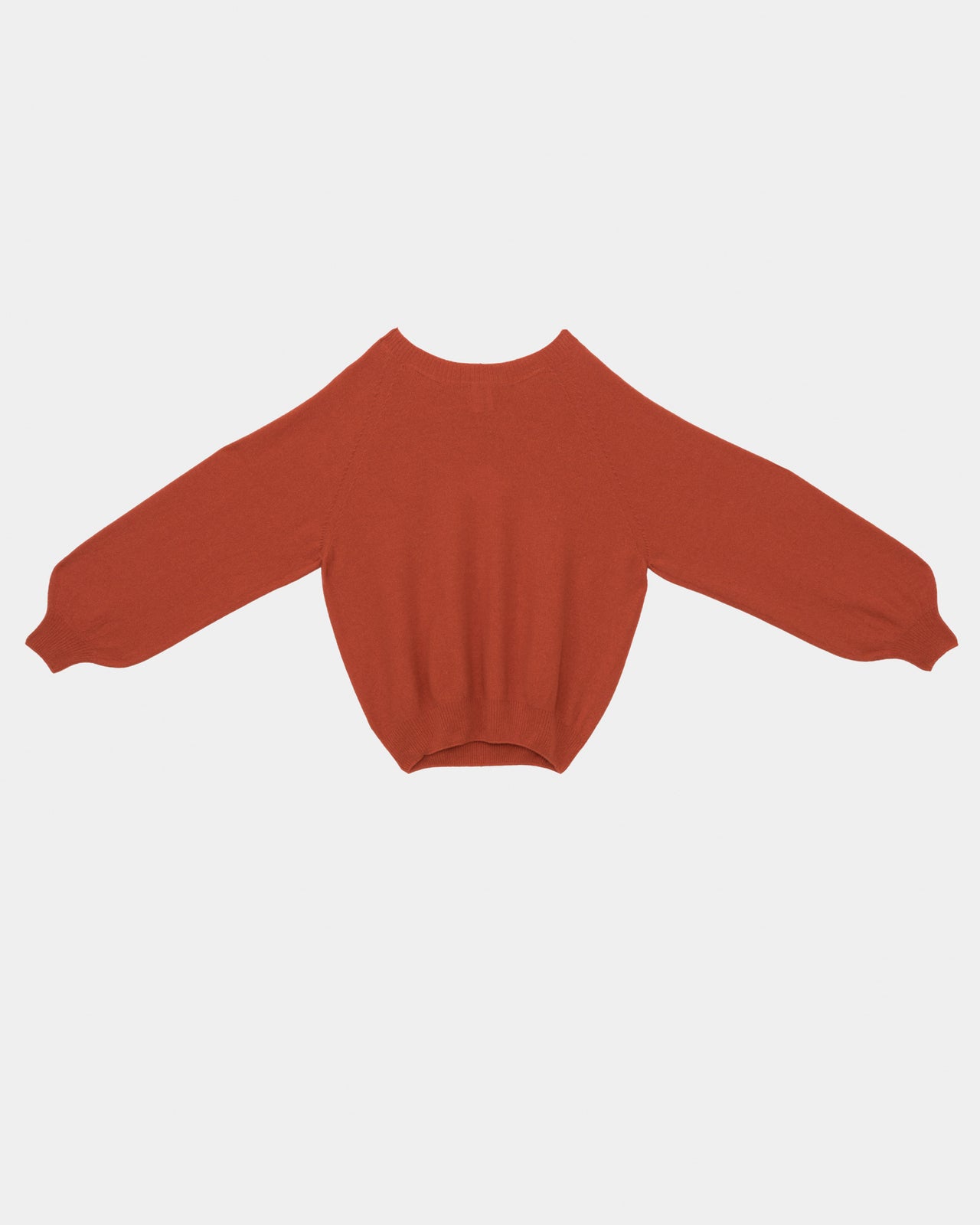 Soar Purl Sweater - Recycled Cashmere - Melograno Red