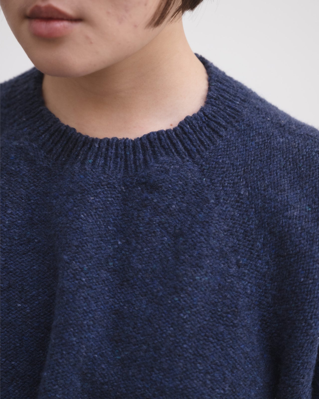 Soar Sweater - Recycled Wool - Cap Nord Blue