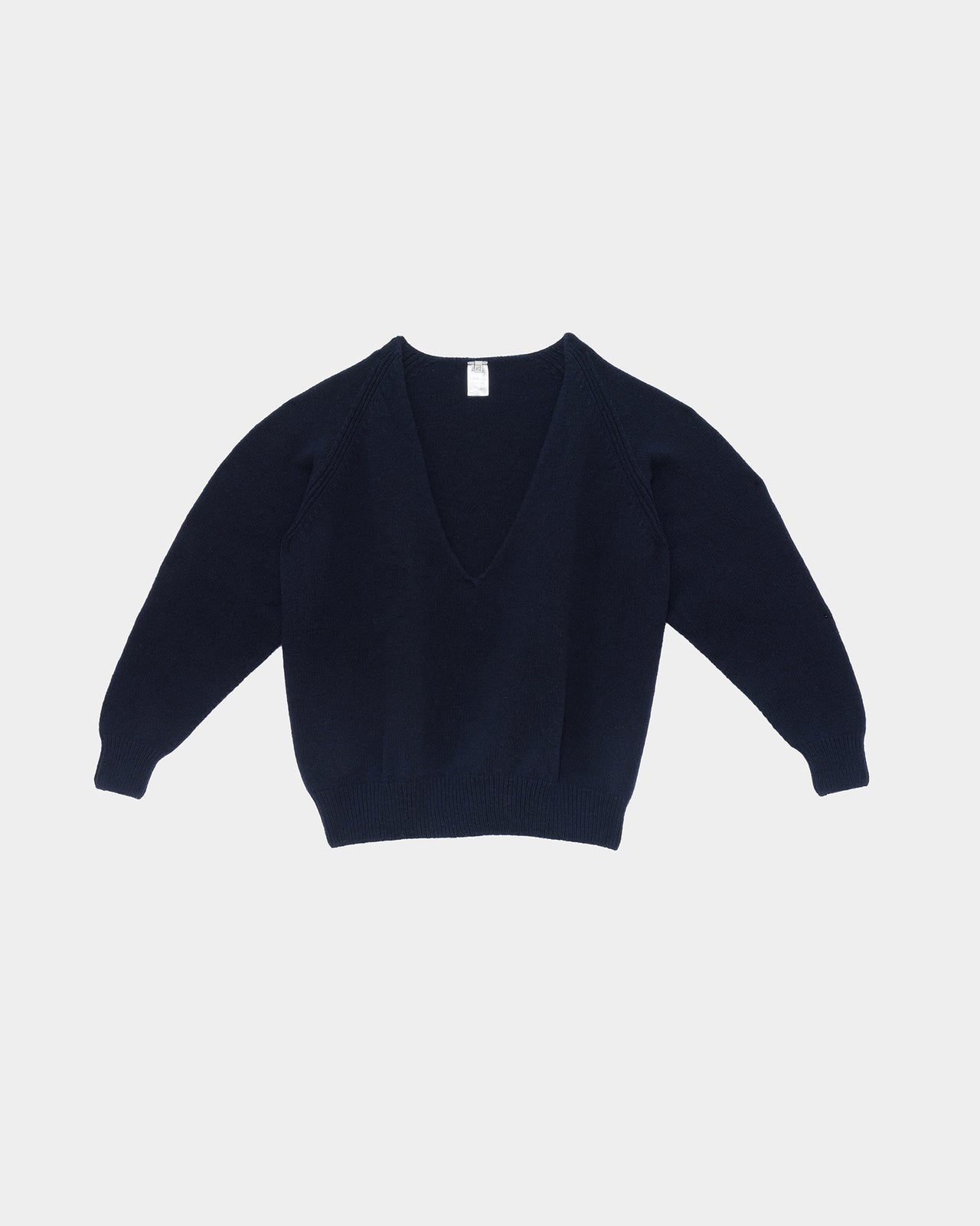 Soar V Neck - Recycled Wool - Cap Nord Blue