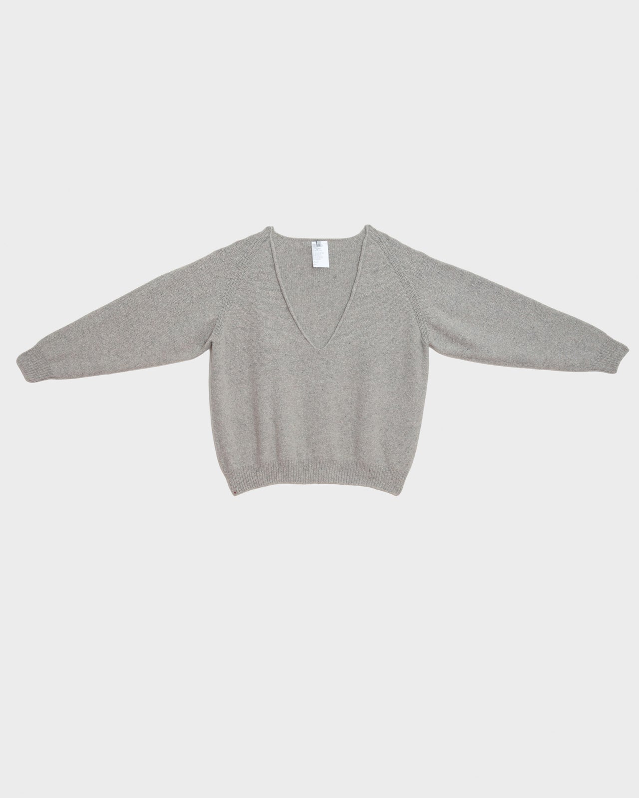 Soar V Neck - Recycled Wool - Ingra Sand