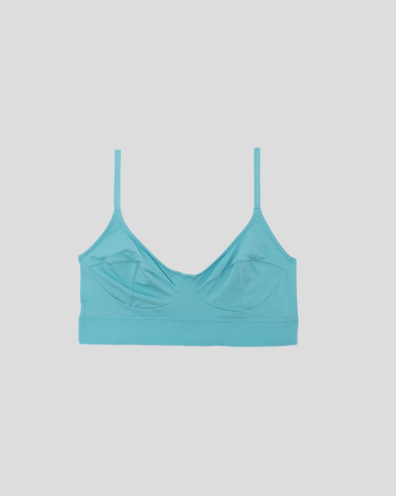 Soft Bra - Bamboo Lyocell - Charles Turquoise
