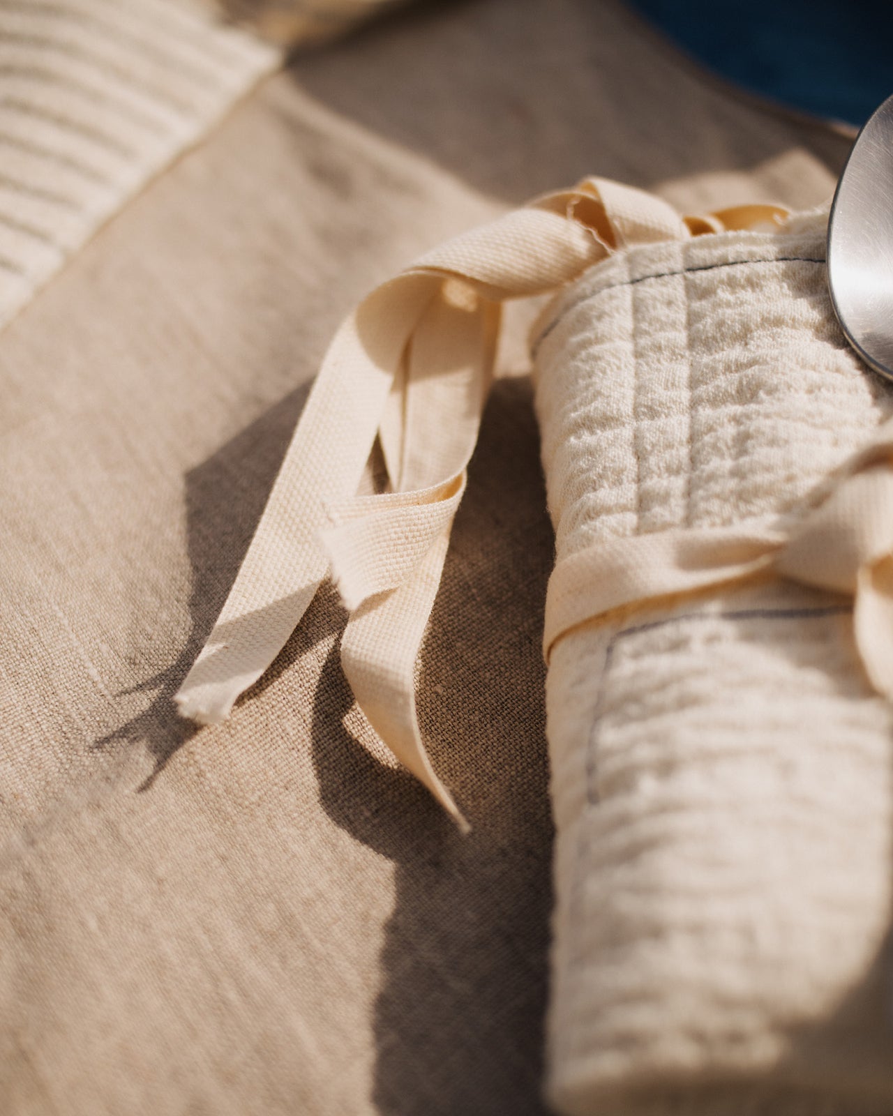 Sonder Basket - Quilted Organic Cotton - Undyed