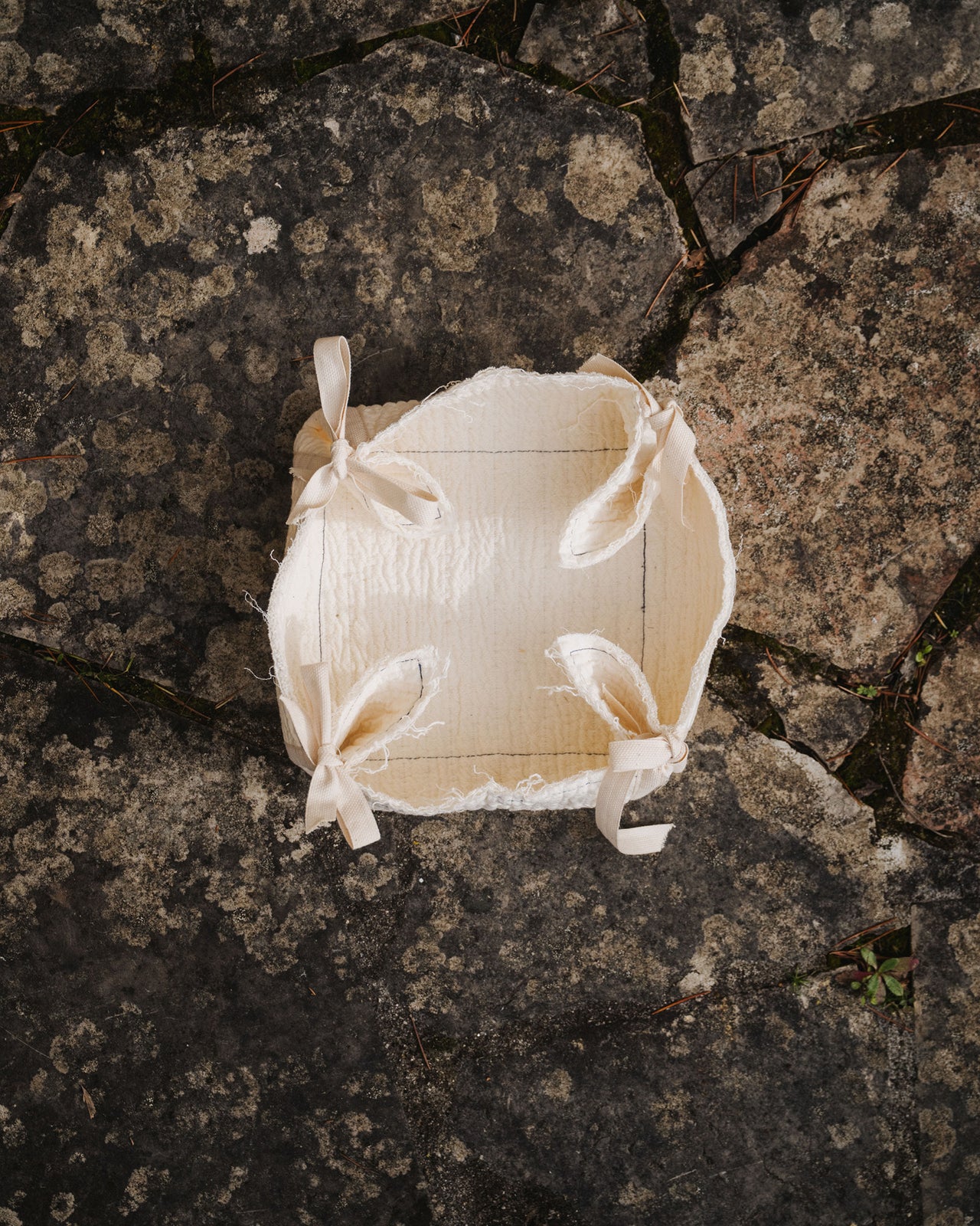 Sonder Basket - Quilted Organic Cotton - Undyed