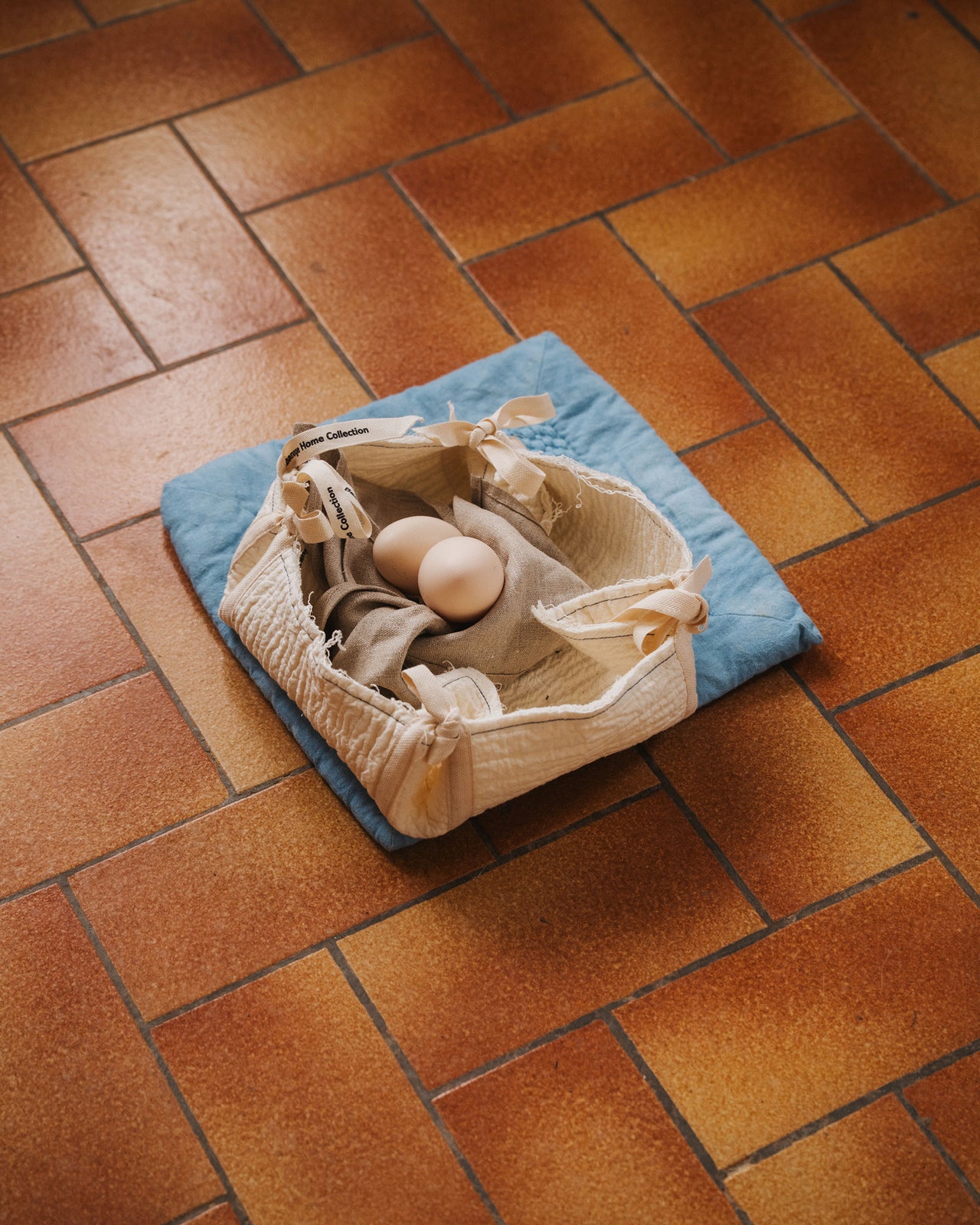 Sonder Basket - Quilted Organic Cotton - Undyed