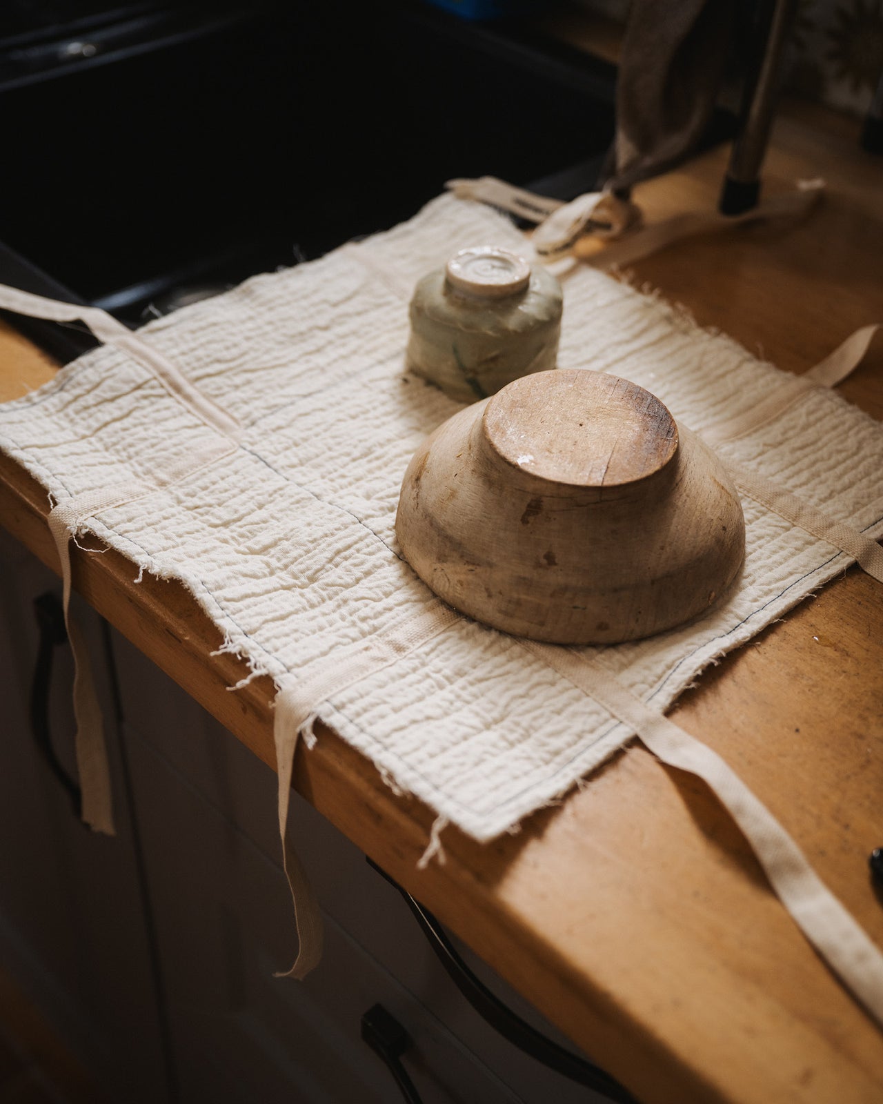 Sonder Basket - Quilted Organic Cotton - Undyed