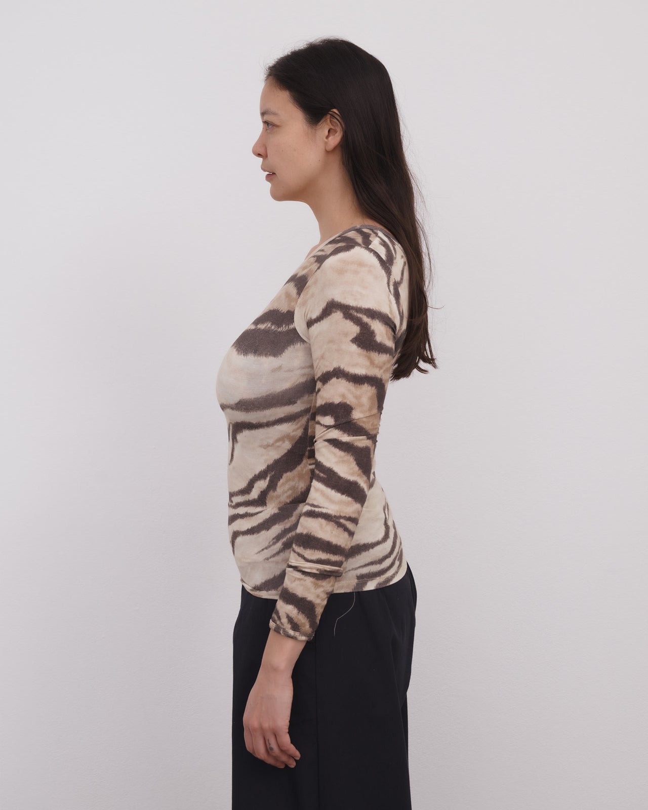 Speck Long Sleeve Tee - Bamboo Lyocell - Tiger