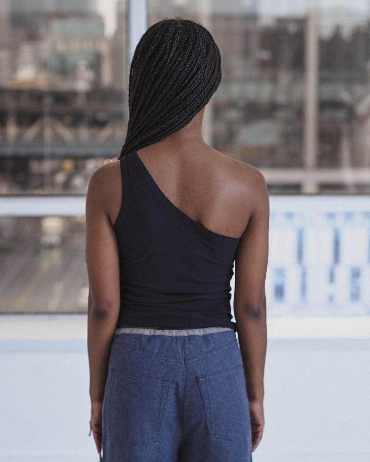 Speck Top - Organic Cotton Rib - Murano Navy