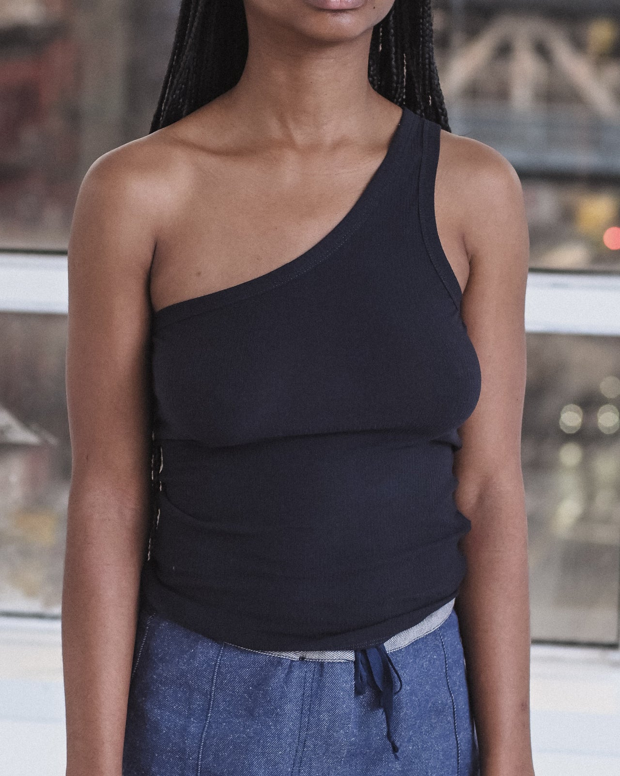 Speck Top - Organic Cotton Rib - Murano Navy