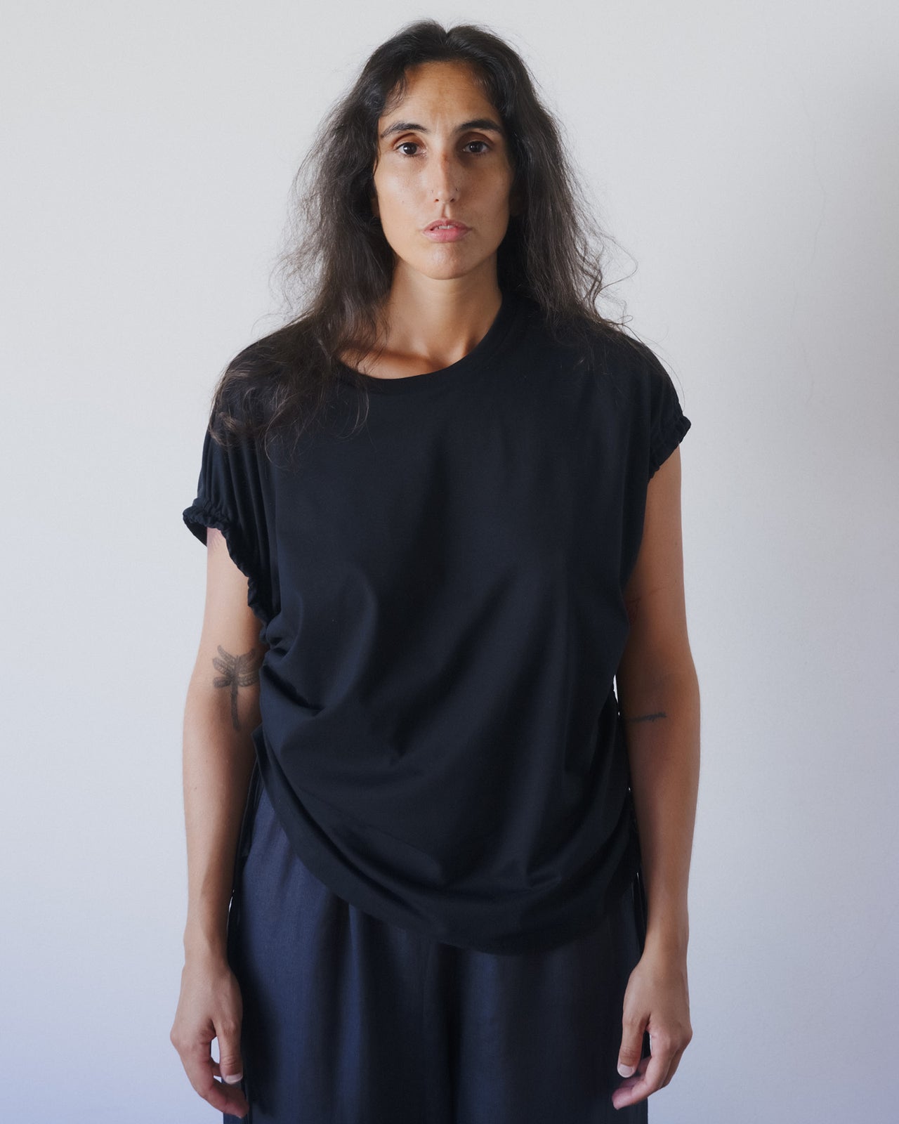 Stele Tank - Regenerative Cotton Jersey - Black