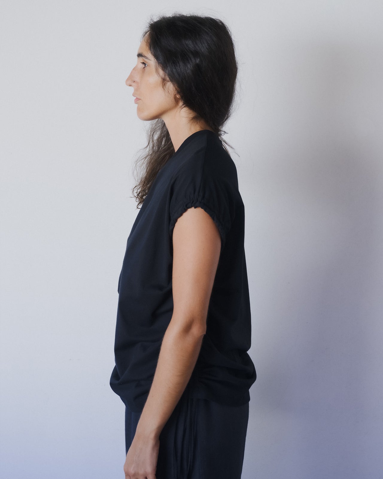 Stele Tank - Regenerative Cotton Jersey - Black