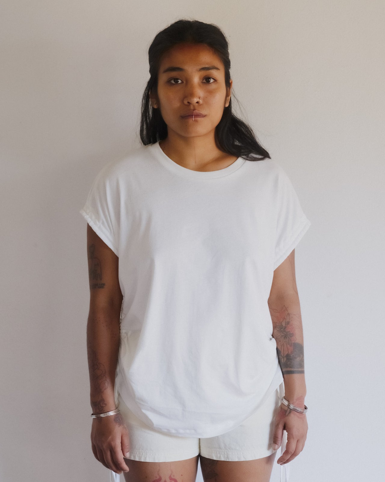 Stele Tank - Regenerative Cotton Jersey - Off White