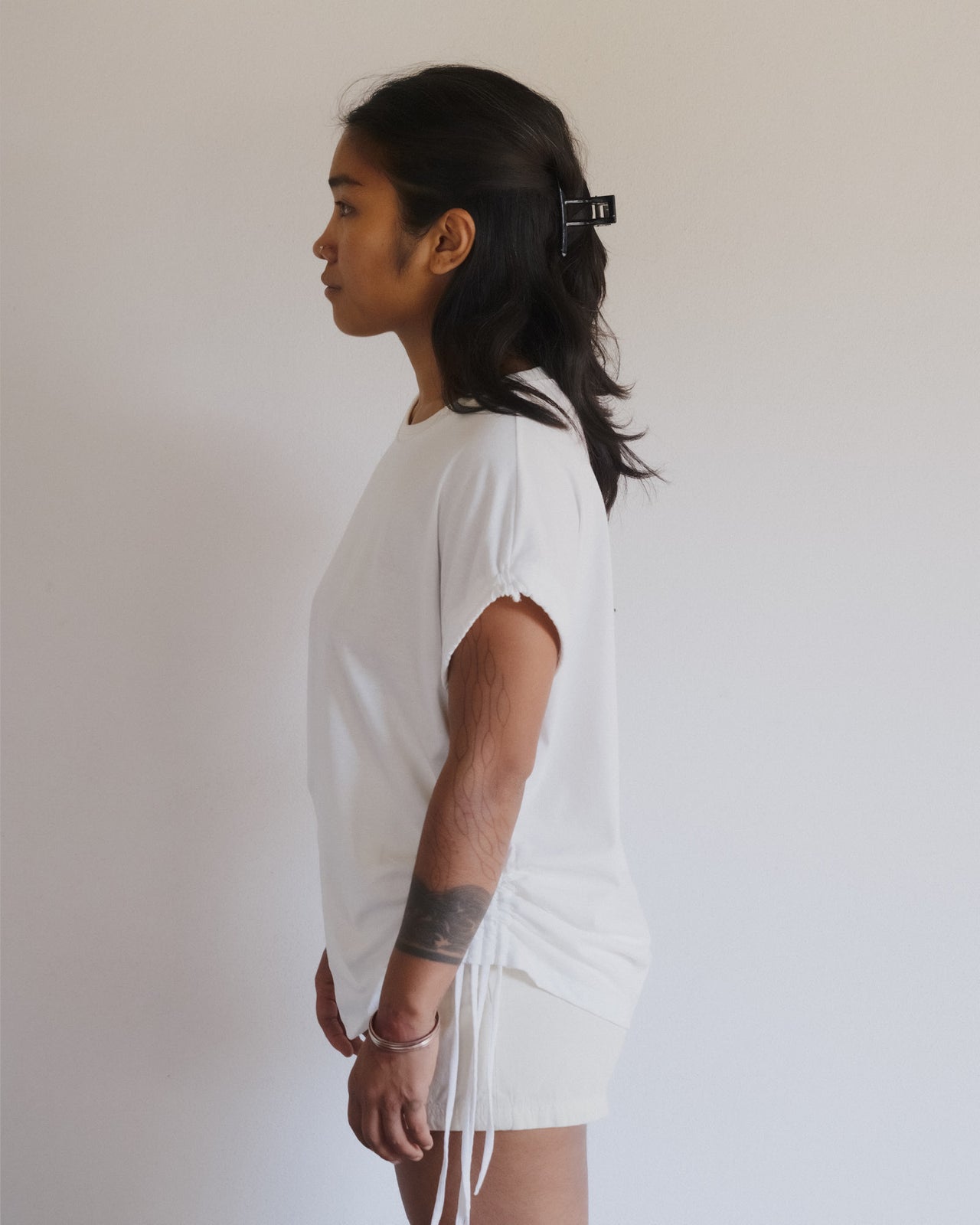 Stele Tank - Regenerative Cotton Jersey - Off White