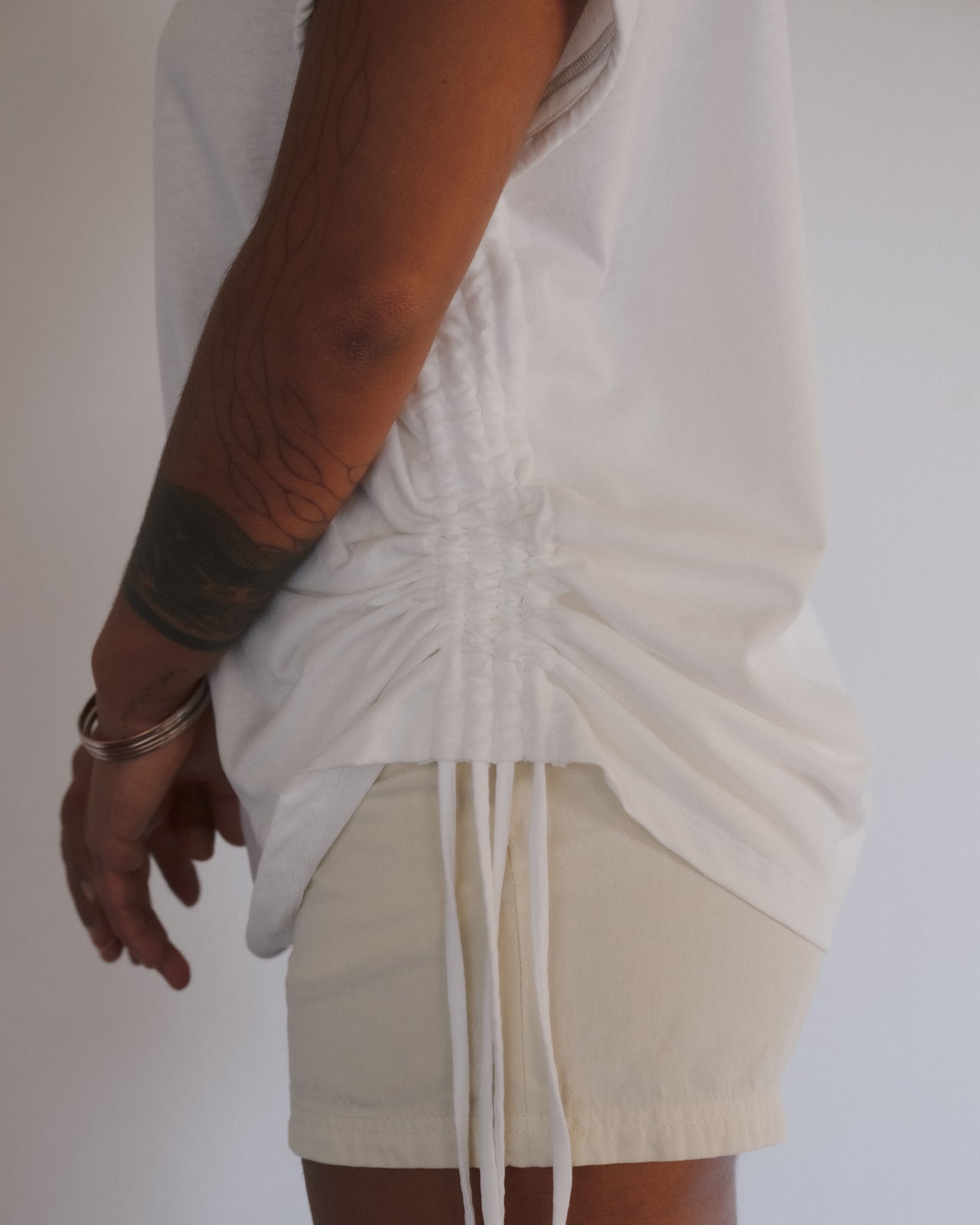 Stele Tank - Regenerative Cotton Jersey - Off White