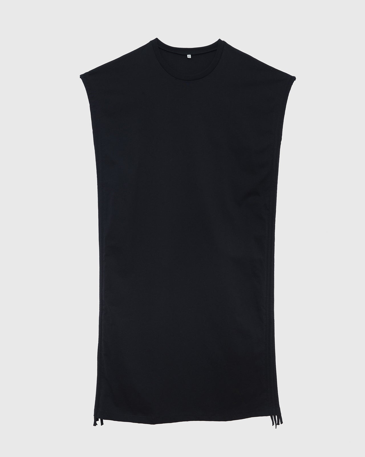 Stele Tank Dress - Regenerative Cotton Jersey - Black