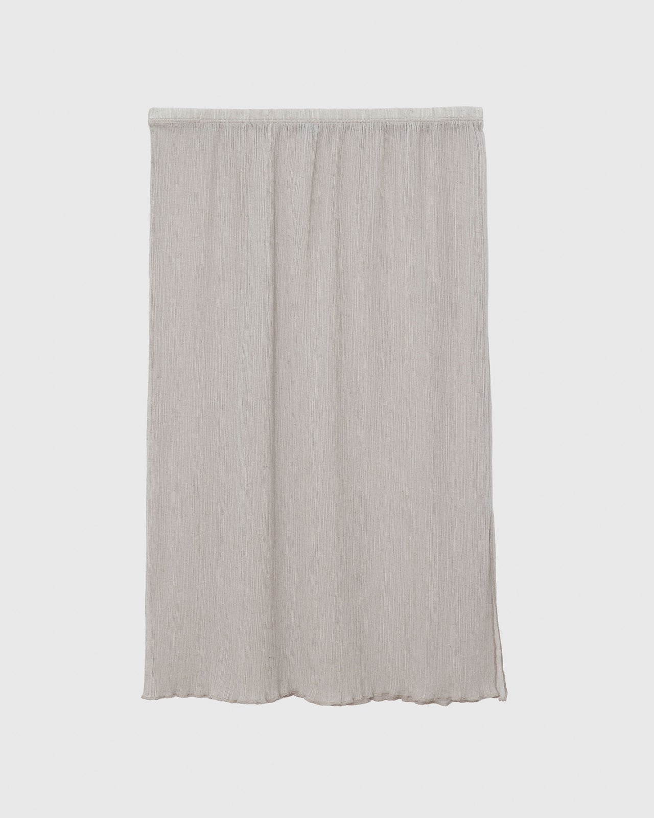 Sti Slip Skirt - Pleated Cotton Silk - Sylva Beige