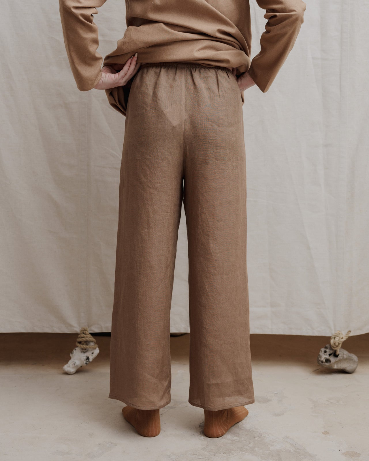 Stoa Pants - Sheer Linen - Ocular