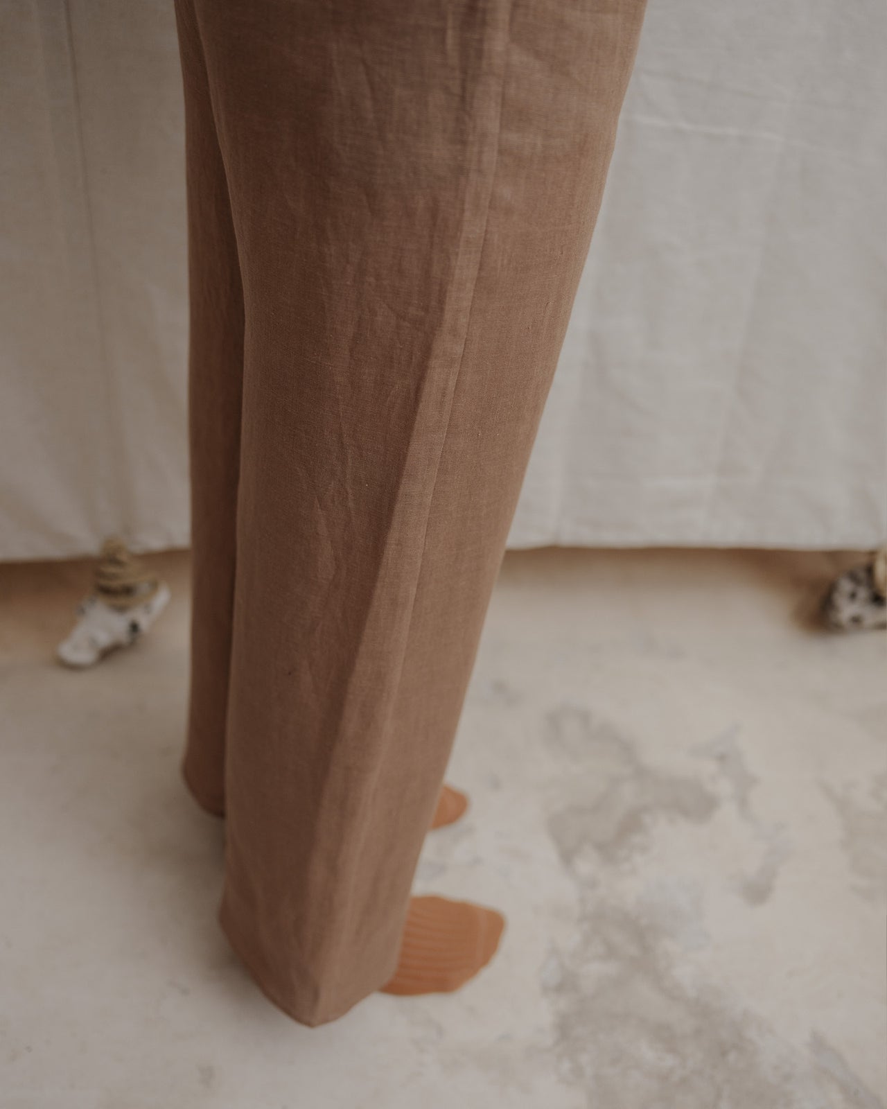 Stoa Pants - Sheer Linen - Ocular
