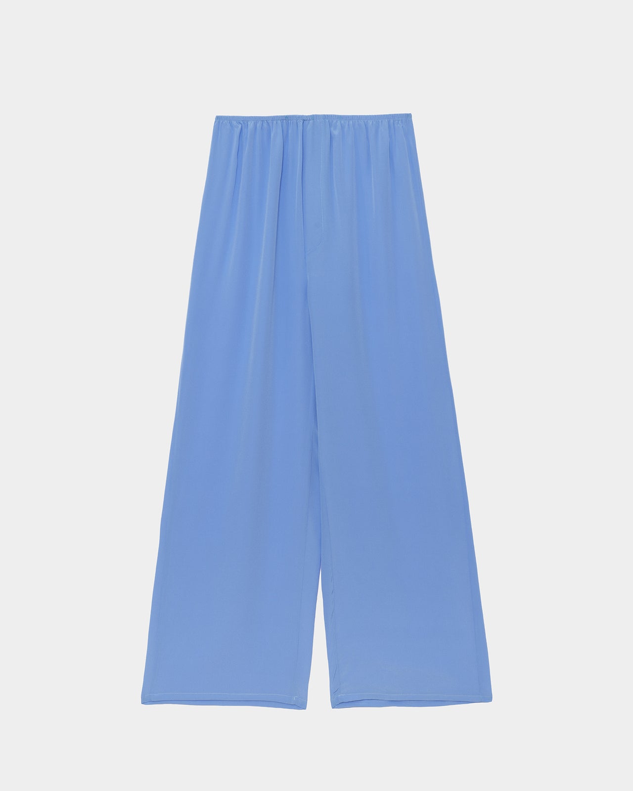 Stoa Pants - Silk Crepe - Calder Blue
