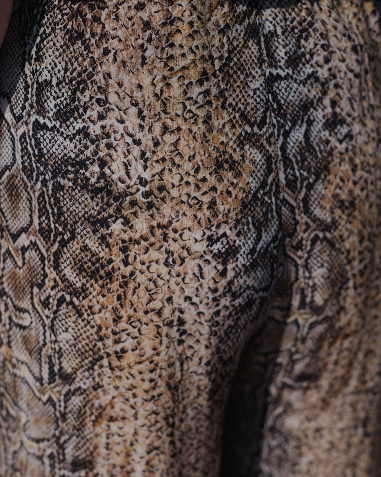 Stoa Pants - Silk Crepe - Snake