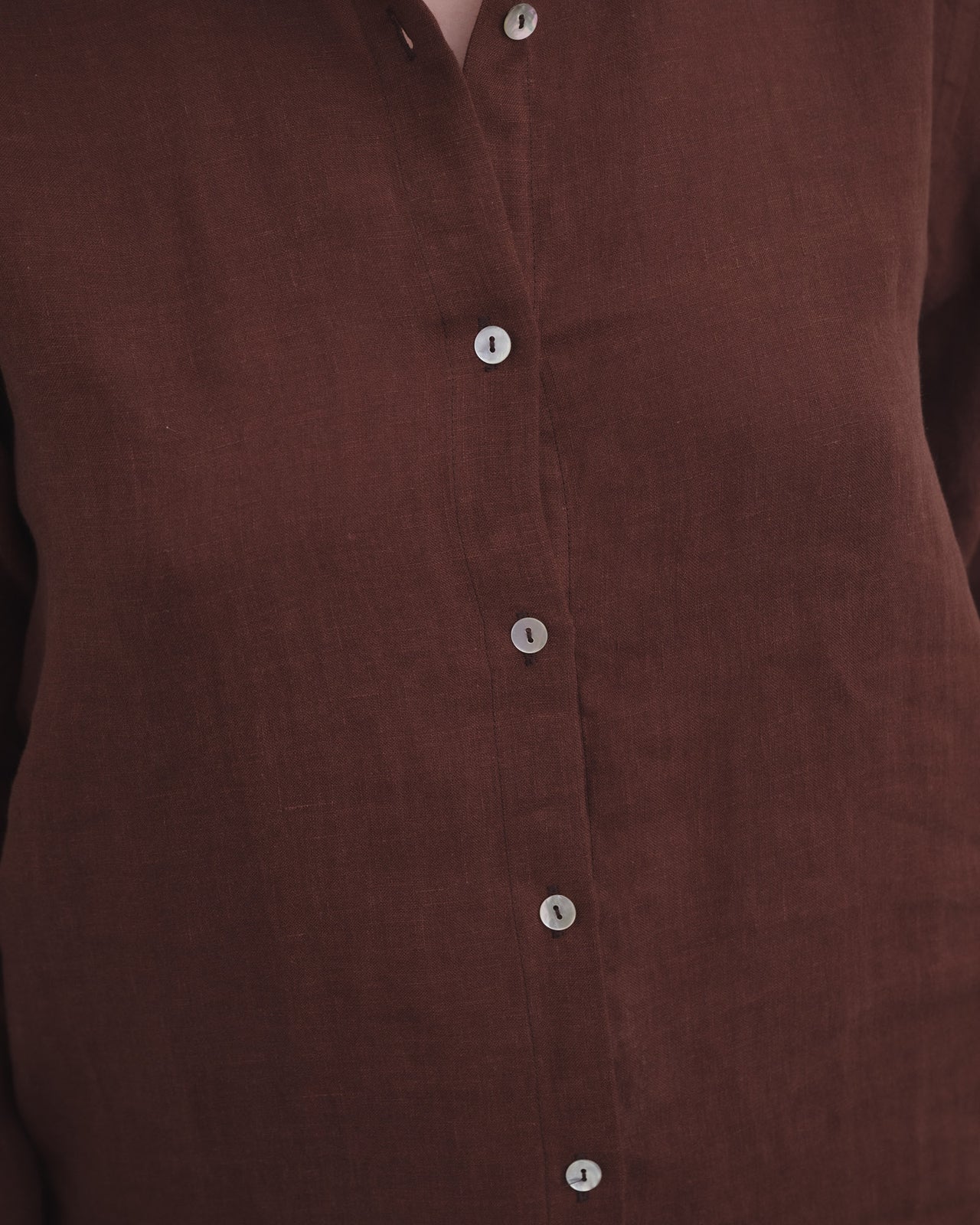 Stoa Shirt - Fine Linen - Ama Brown