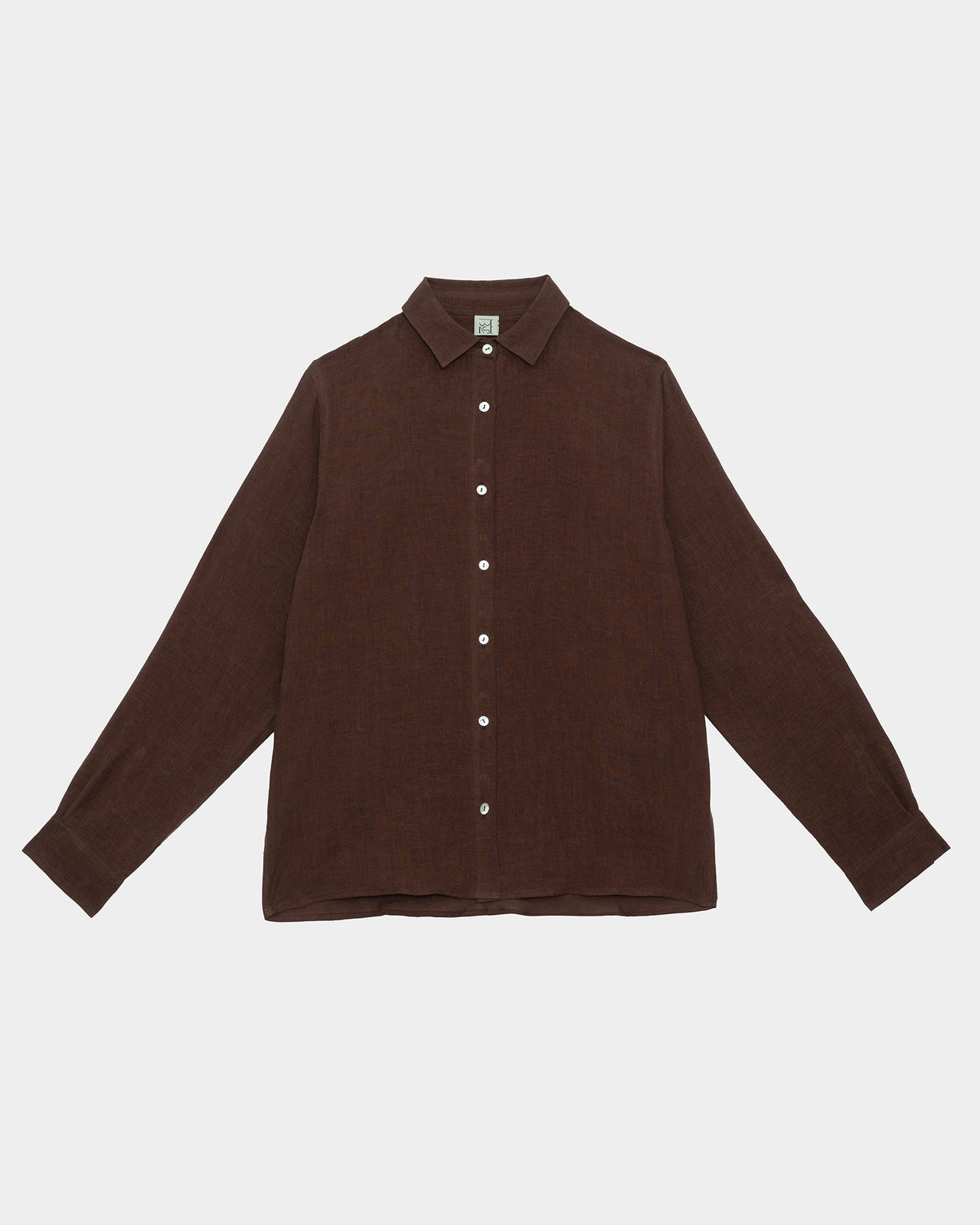 Stoa Shirt - Fine Linen - Ama Brown