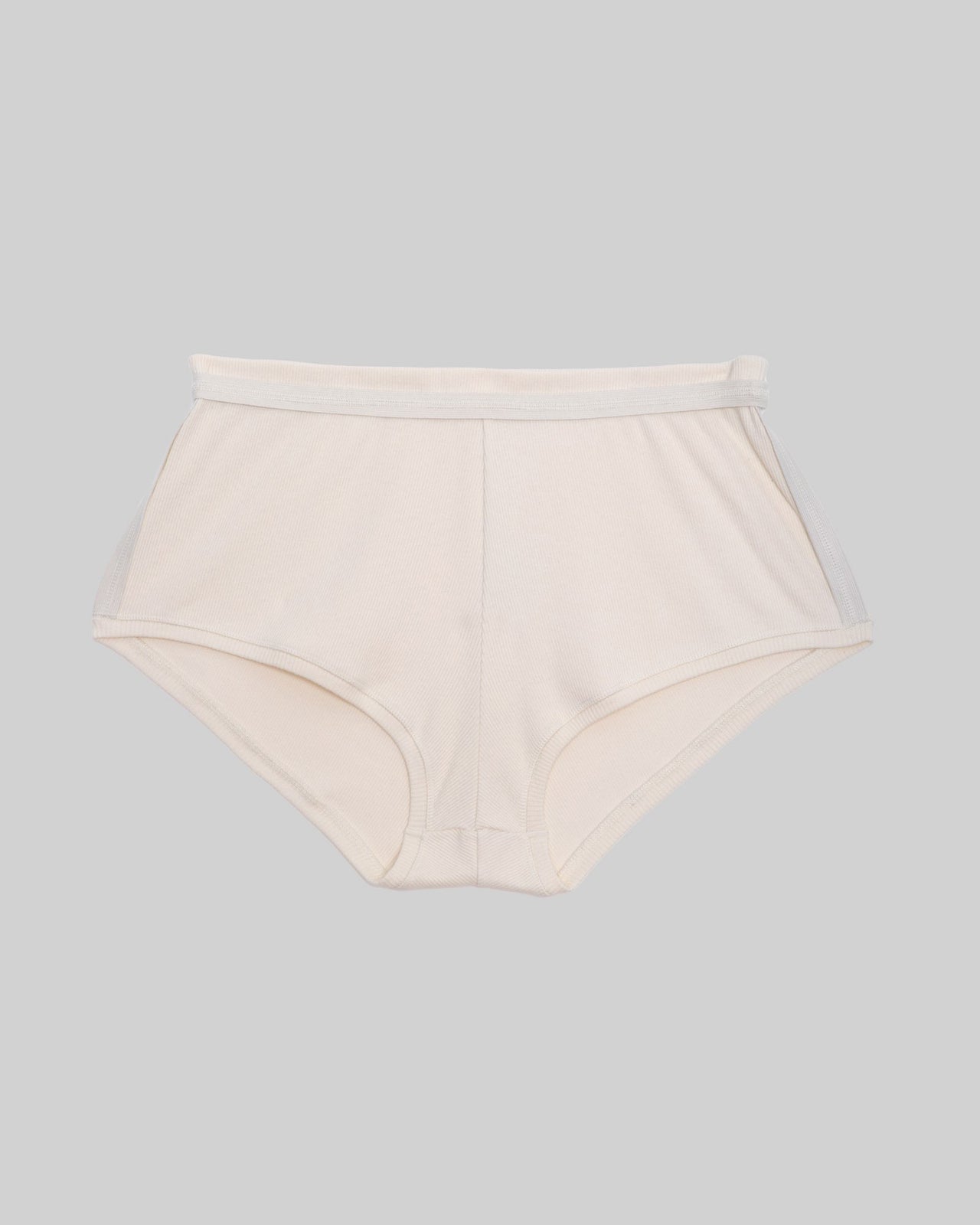 Supple Shorts - Cotton Hemp Rib - Undyed