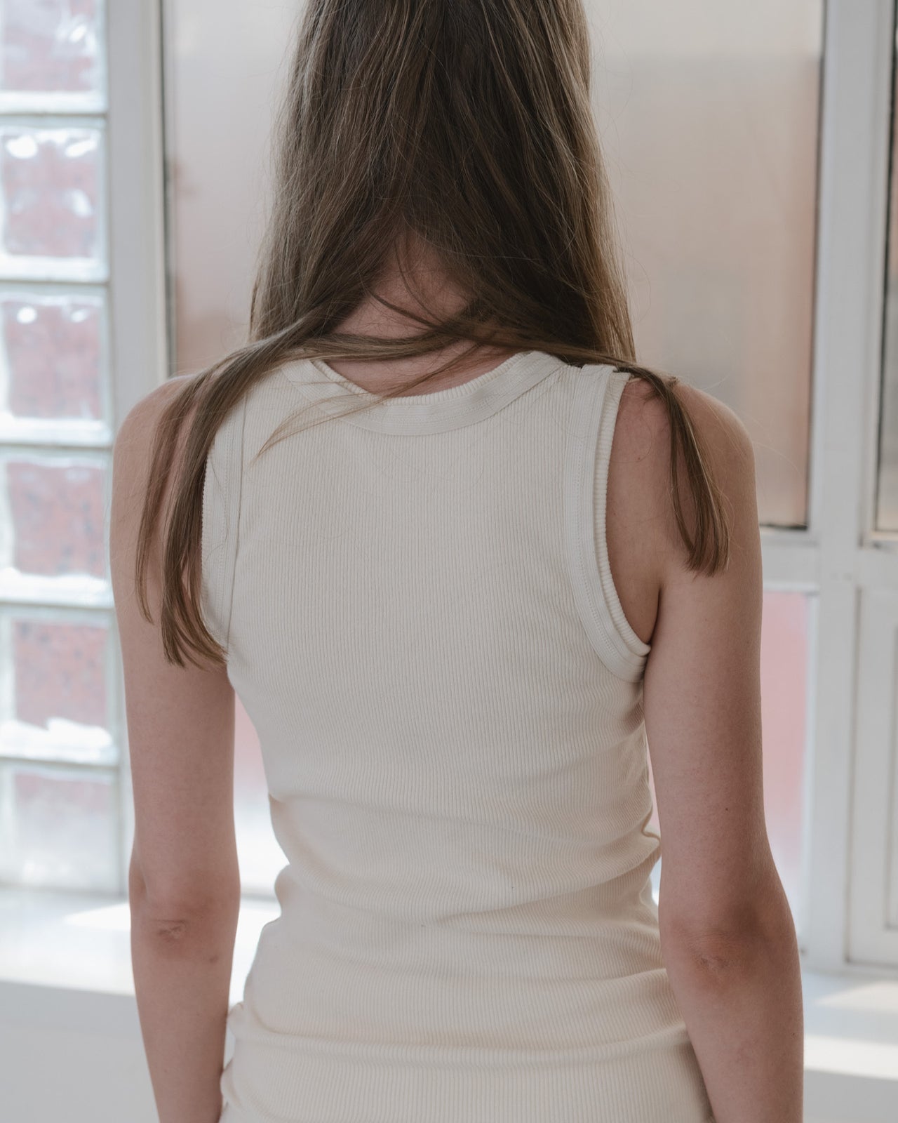 Supple Tank - Cotton Hemp Rib - Undyed