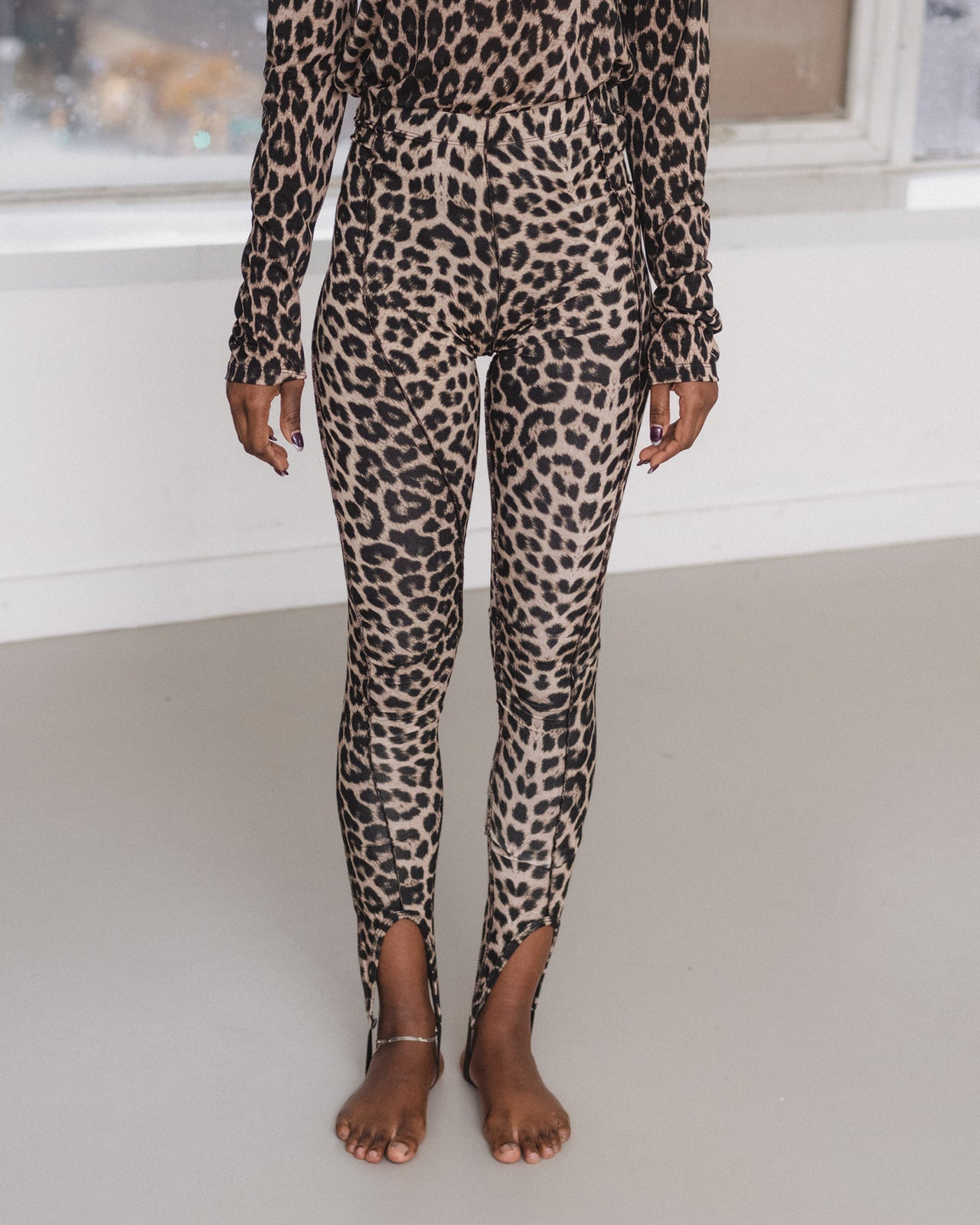 Sync Leggings - Circulose Jersey - Leopard