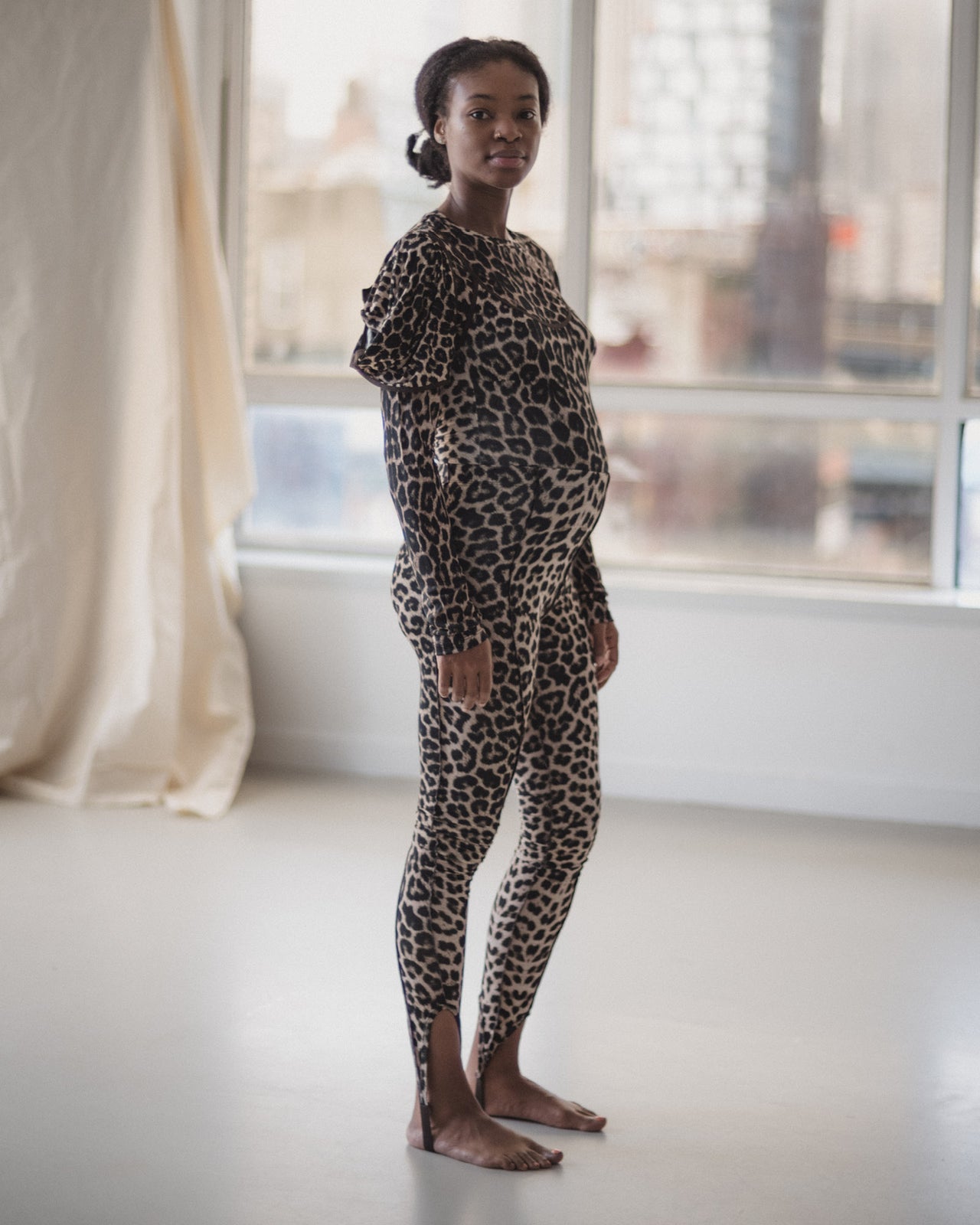 Sync Leggings - Circulose Jersey - Leopard